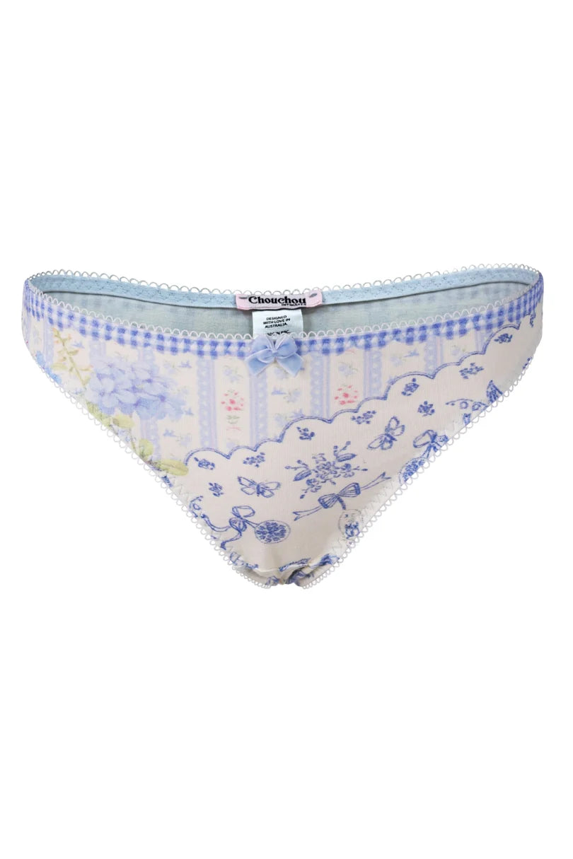 Chouchou Intimates Georgia Thong | Patchwork