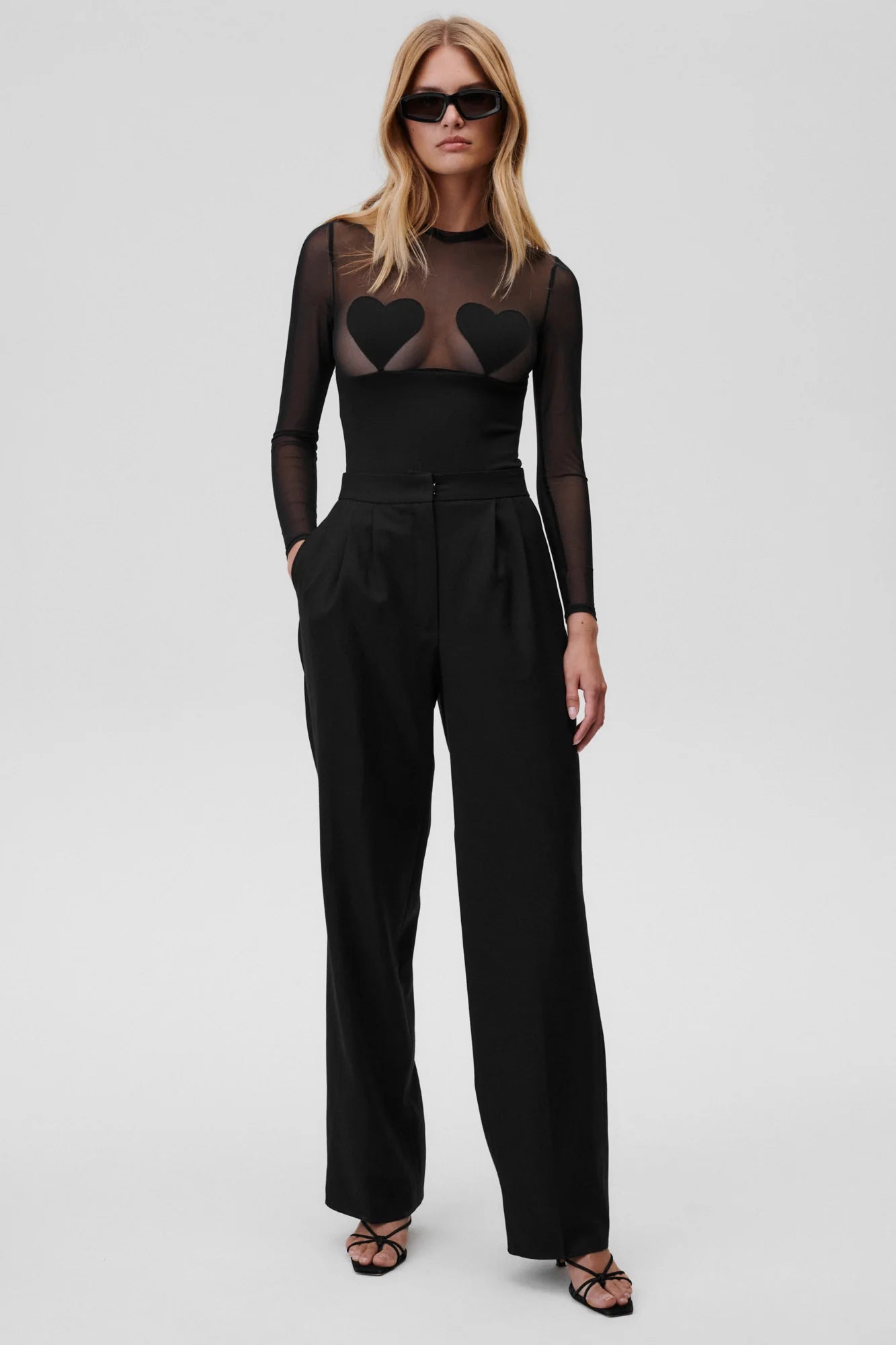 Undress Code Bed of Roses Bodysuit | Black