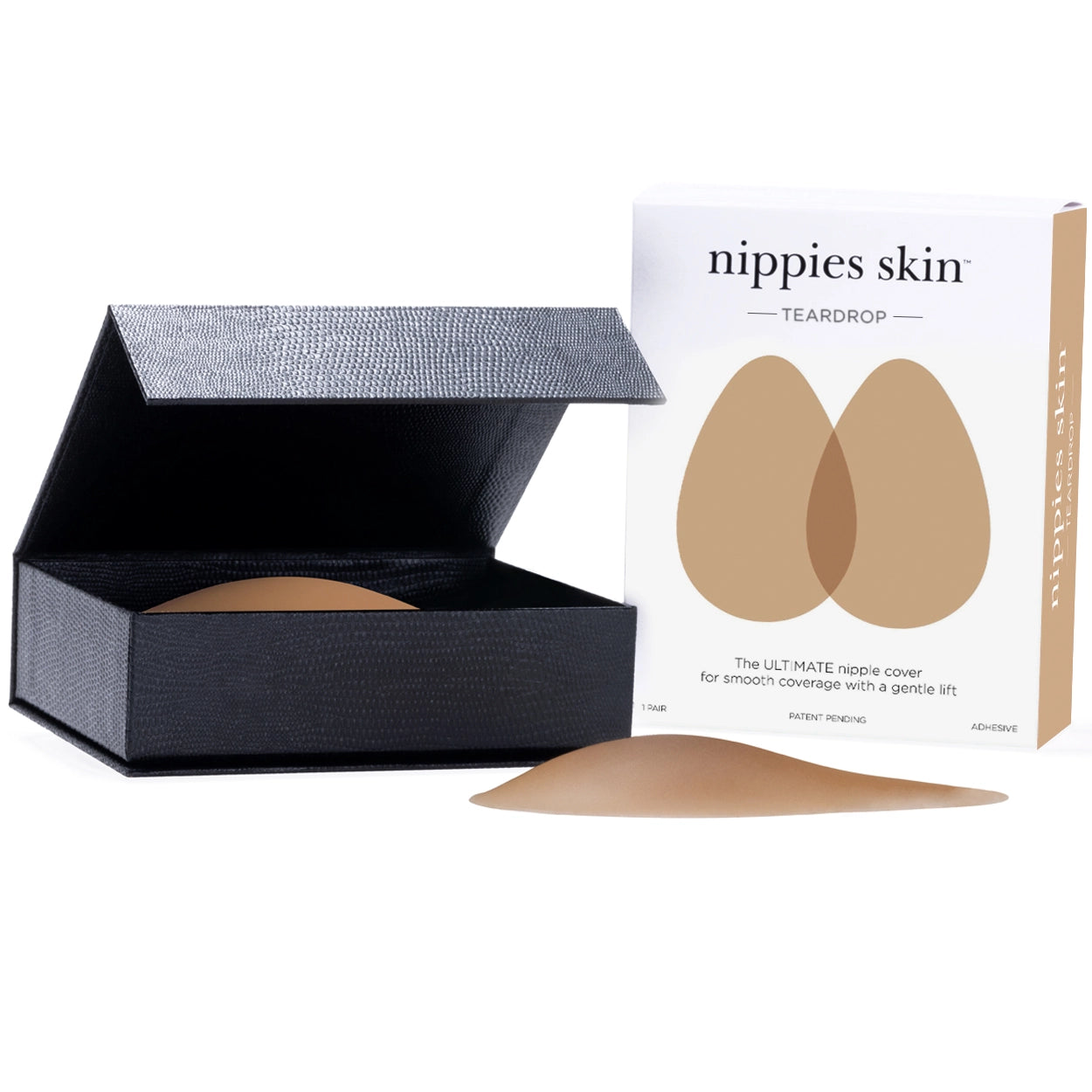 Nippies B-SIX Skin Teardrop Adhesive Nipple Covers | Caramel