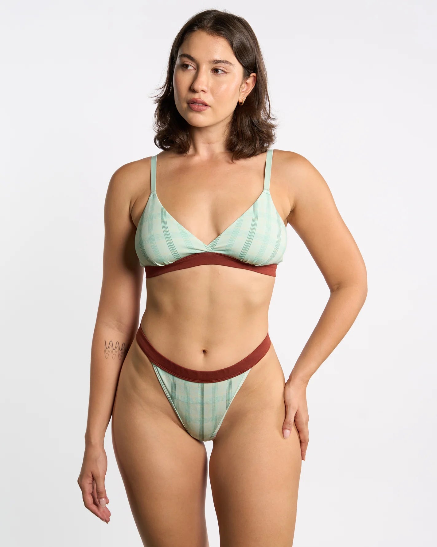 Chouchou Intimates Junie Bralette | Mint Choc Chip