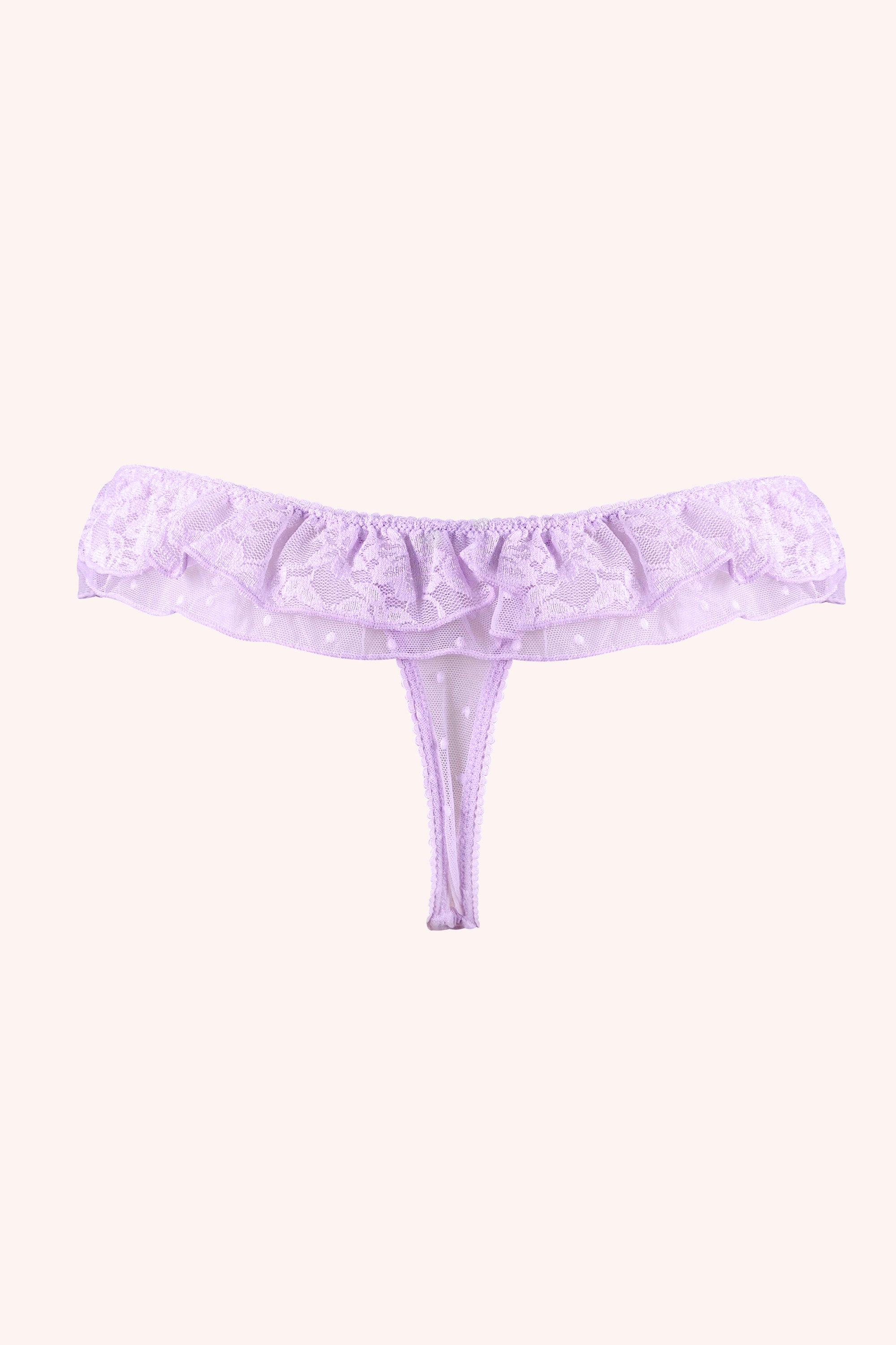 Kayla G-String | Lavender - Back - Souszy - Chouchou Intimates