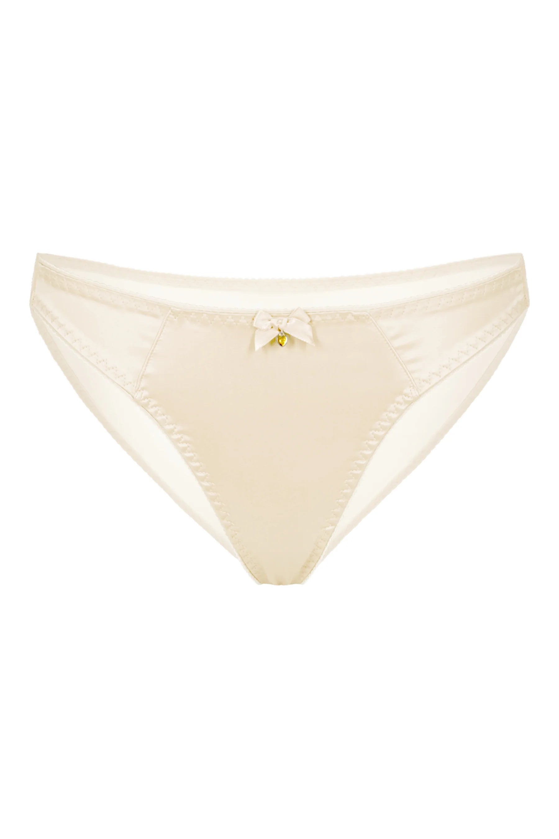 Audrey Bikini Brief | Ivory - Front - Souszy - Chouchou Intimates