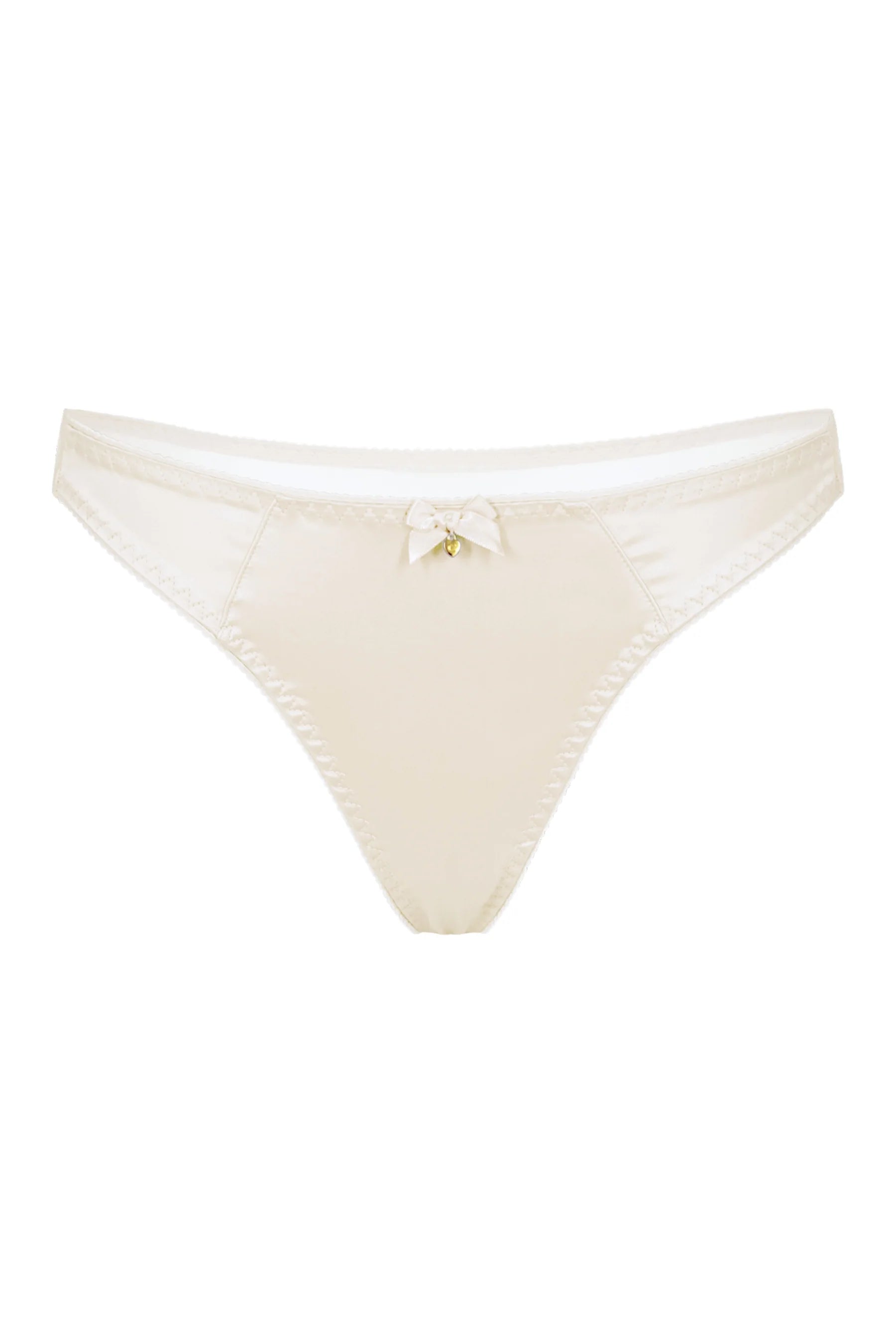 Audrey G-String | Ivory - Front - Souszy - Chouchou Intimates