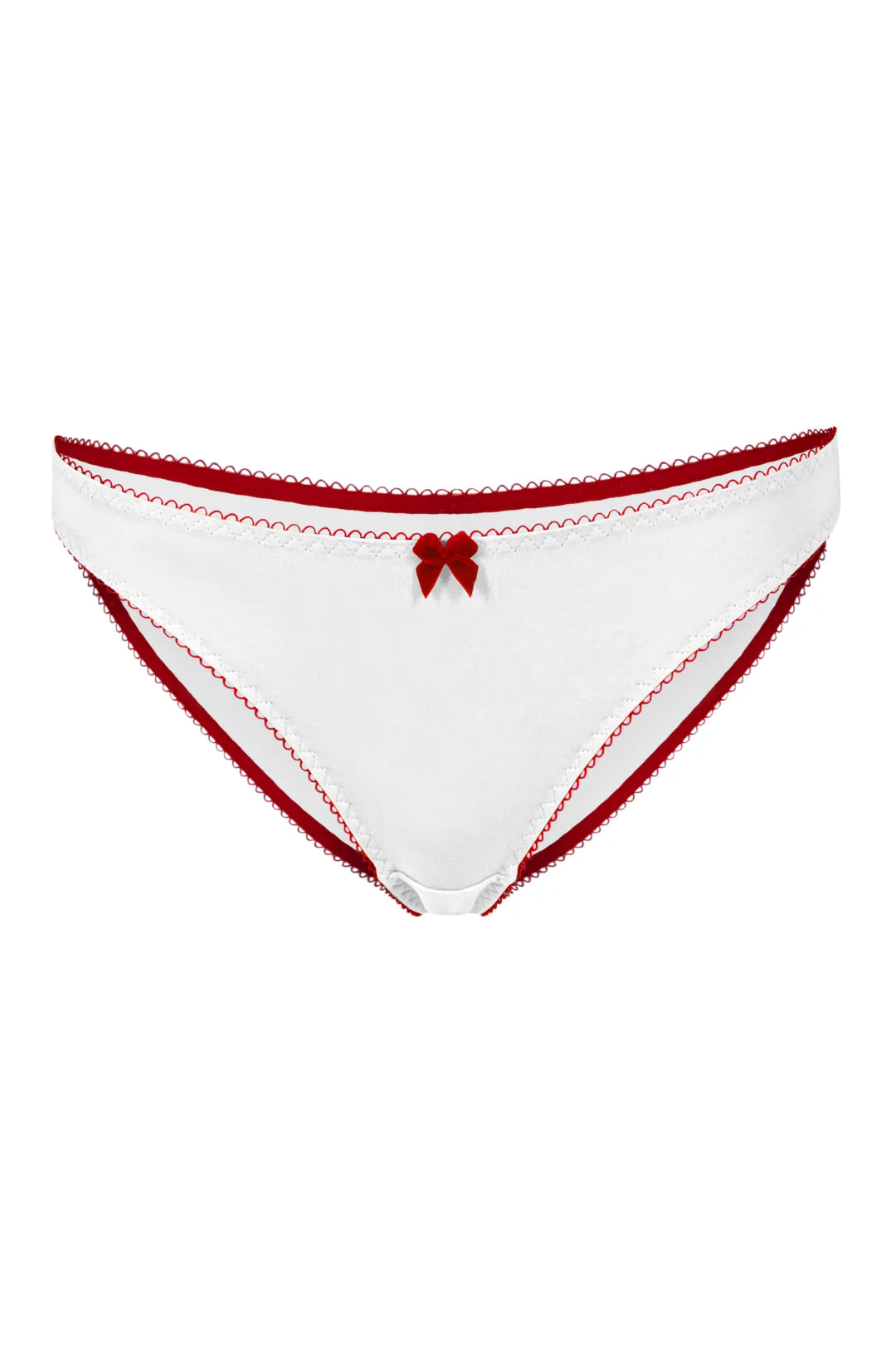 Georgia Bikini Brief | White - Front - Souszy - Chouchou Intimates