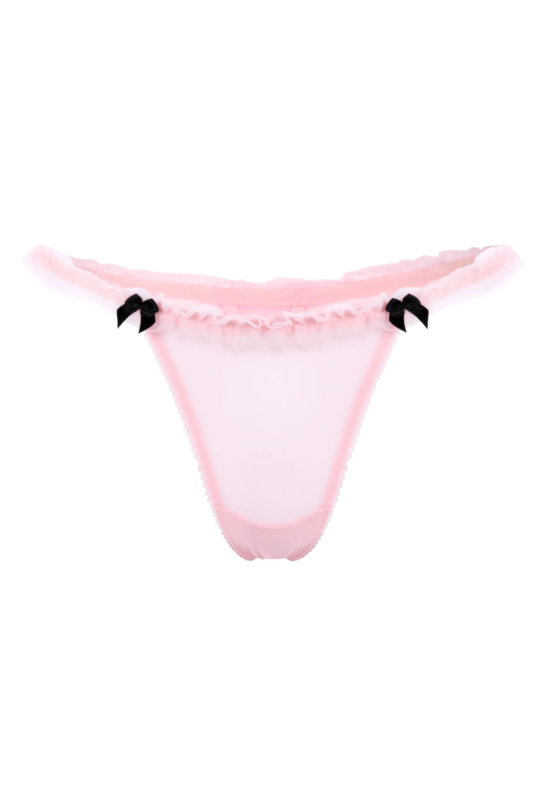 Harper G-String | Pink sugar - Front - Souszy - Chouchou Intimates