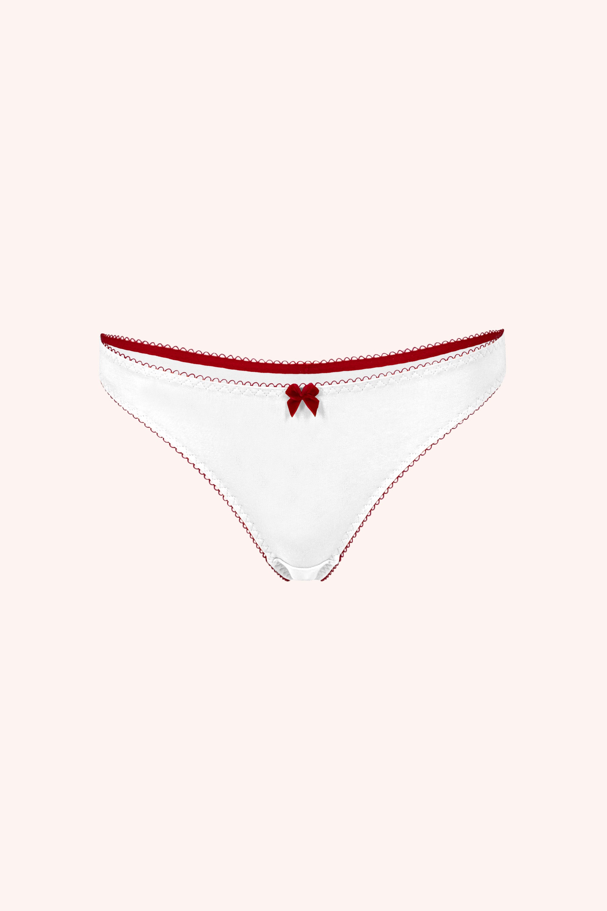 Georgia G-String | White - Front - Souszy - Chouchou Intimates
