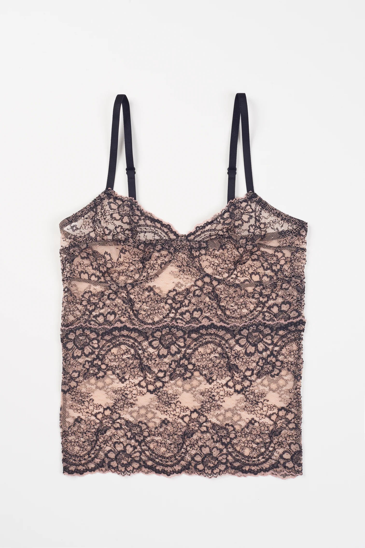 Else Lingerie Farah Soft Camisole | Nude/Black