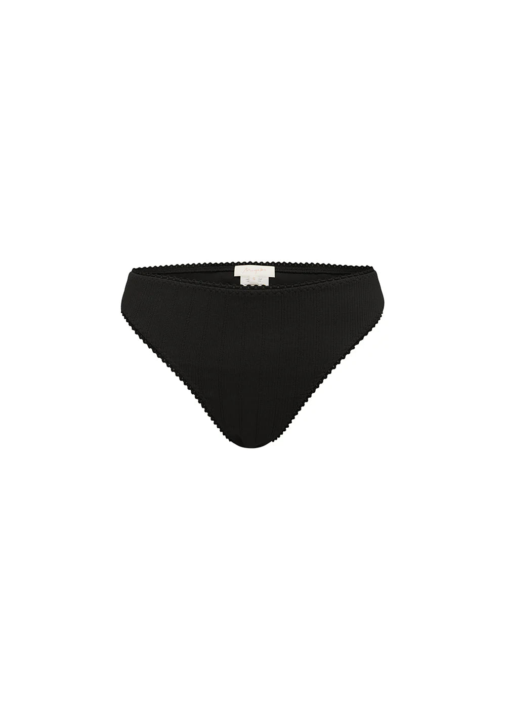 Miyako Estelle Certified Organic Cotton Cheeky Brief | Black