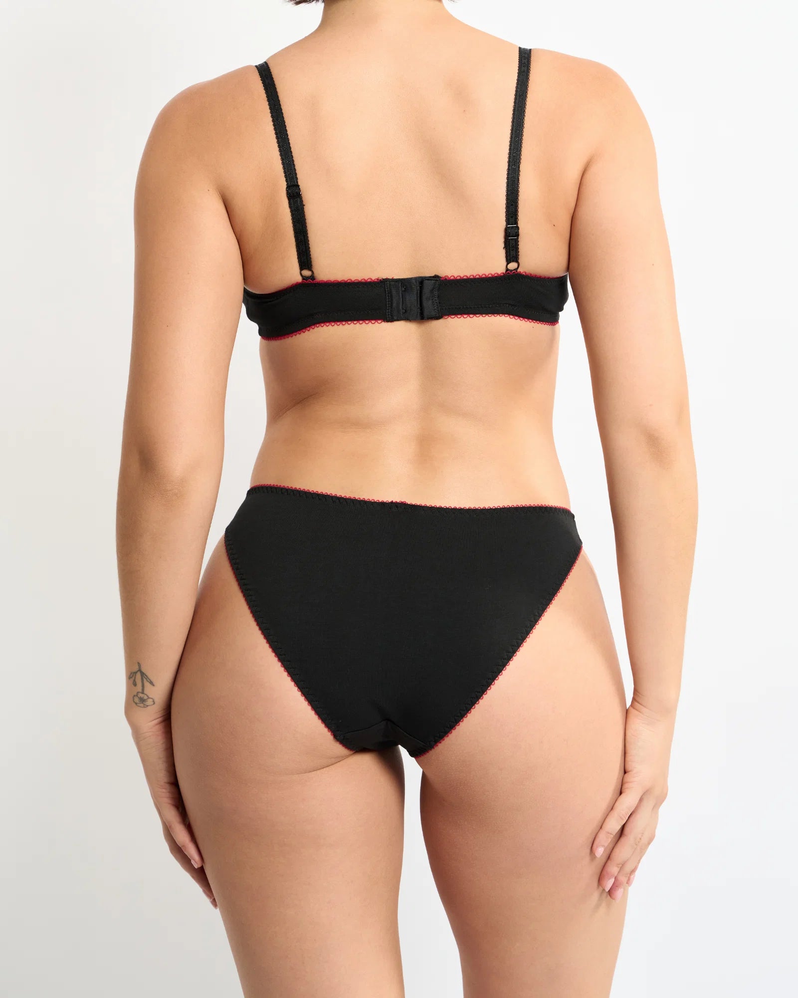 Chouchou Intimates Georgia Organic Cotton Bikini Brief | Black