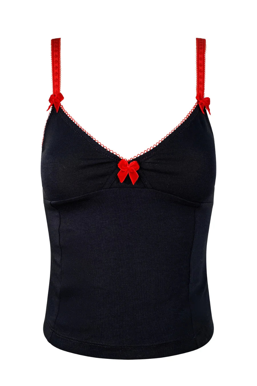 Chouchou Intimates Georgia Organic Cotton Cami | Black