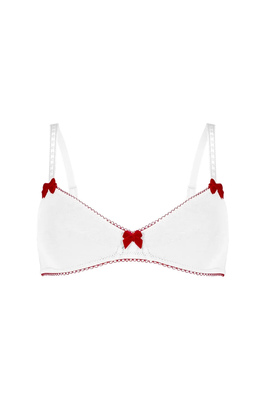 Georgia Bralette | White - Front - Souszy - Chouchou Intimates