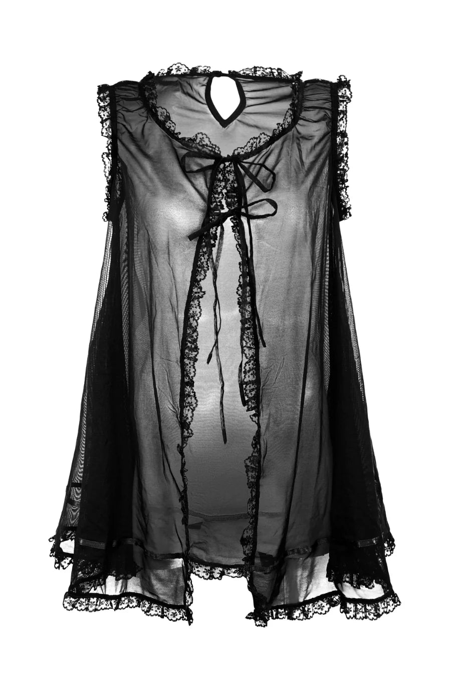 Chouchou Intimates Harper Sheer Babydoll | Black