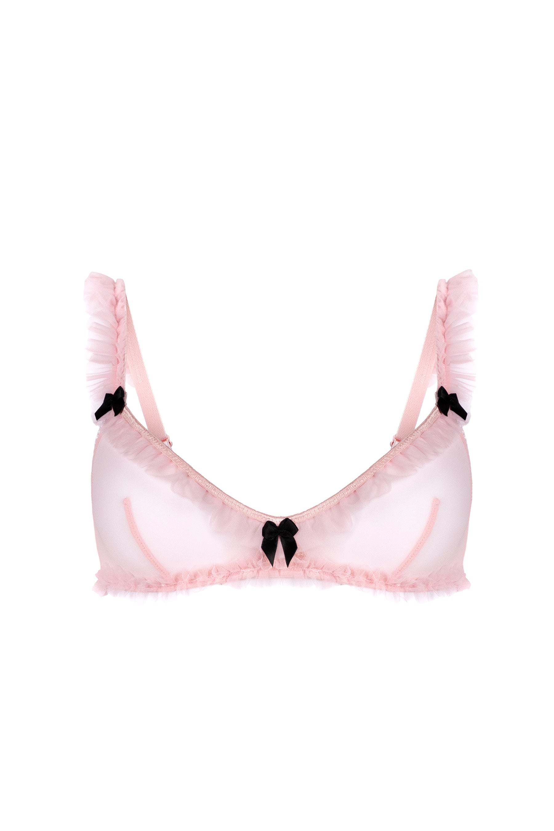 Harper Bralette | Pink Sugar - Front - Souszy - Chouchou Intimates