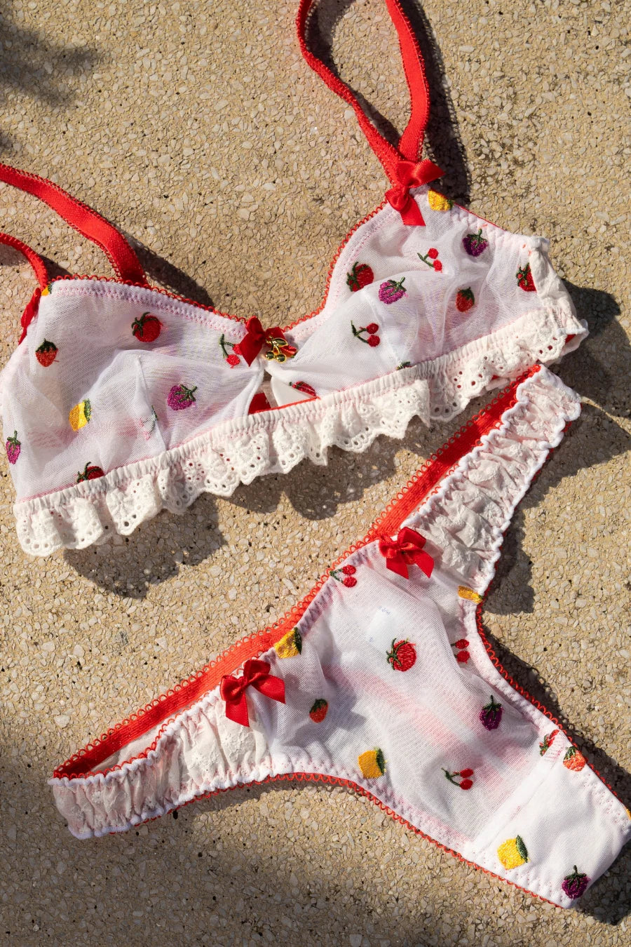 Isla Bralette and G-String | Tutti Frutti - Front - Souszy - Chouchou Intimates