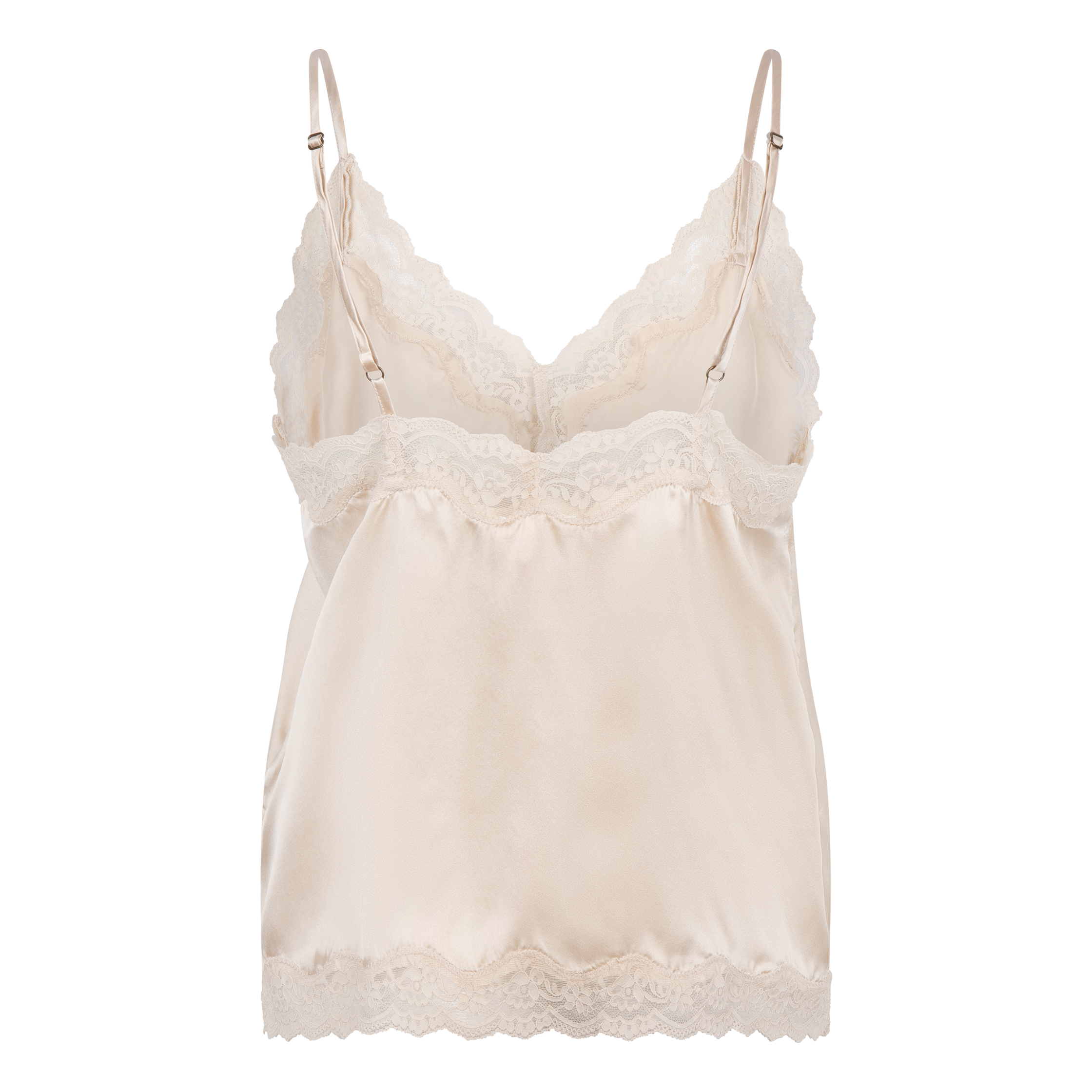 Pip Silk Cami | Off White- Souszy- Love Stories -Back