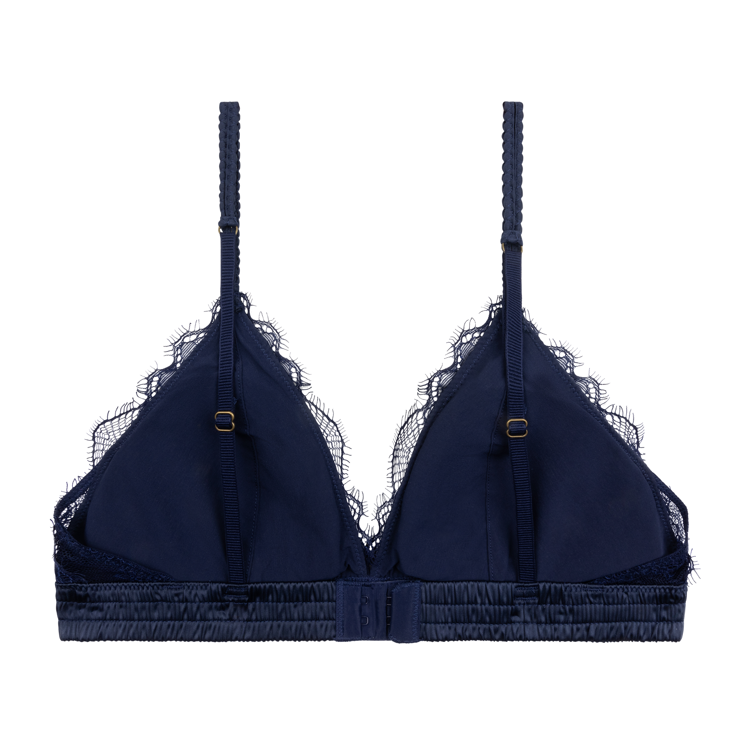 Darling Padded Lace Bralette | Dark Blue - Souszy - Love Stories - Back