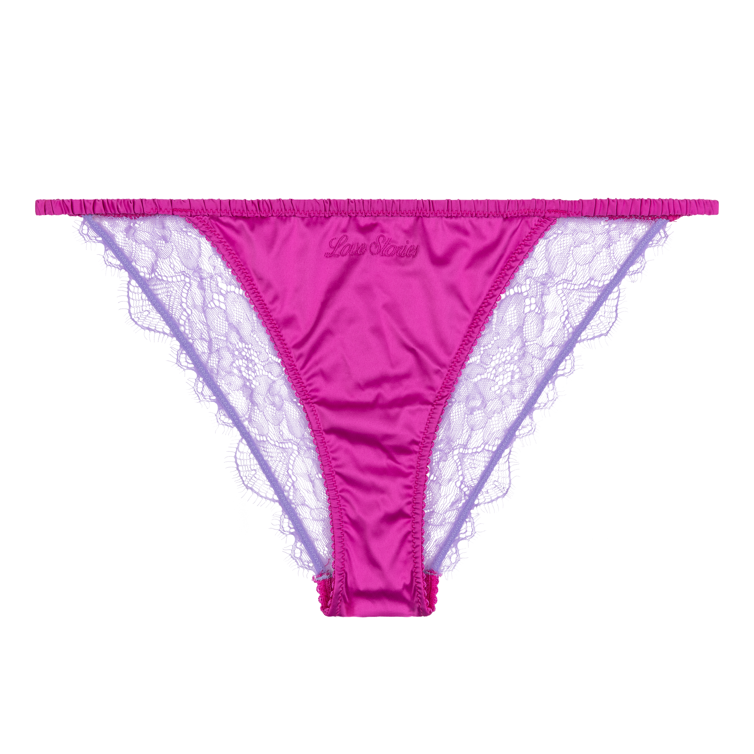 Wild Rose Lace Briefs | Pink - Souszy-Love Stories