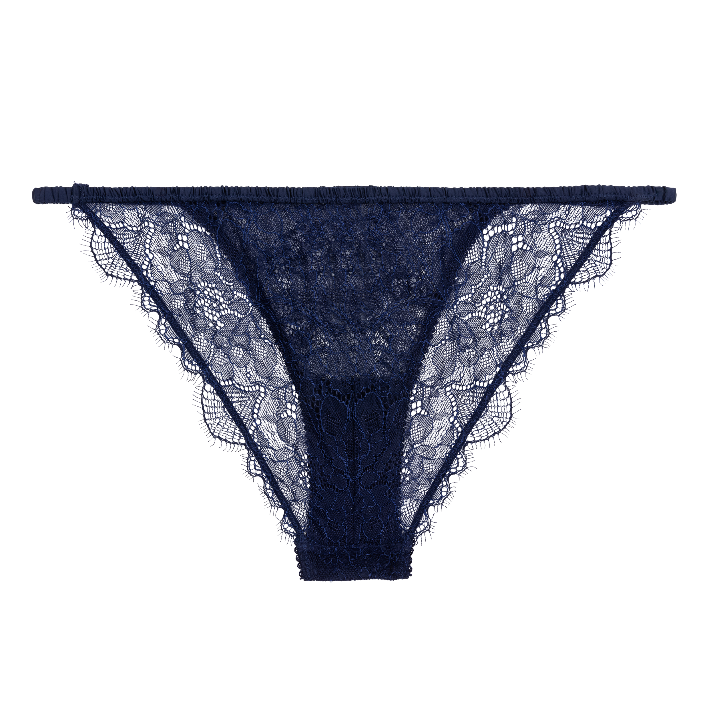 Wild Rose Lace Briefs | Dark Blue - Souszy -Love Stories