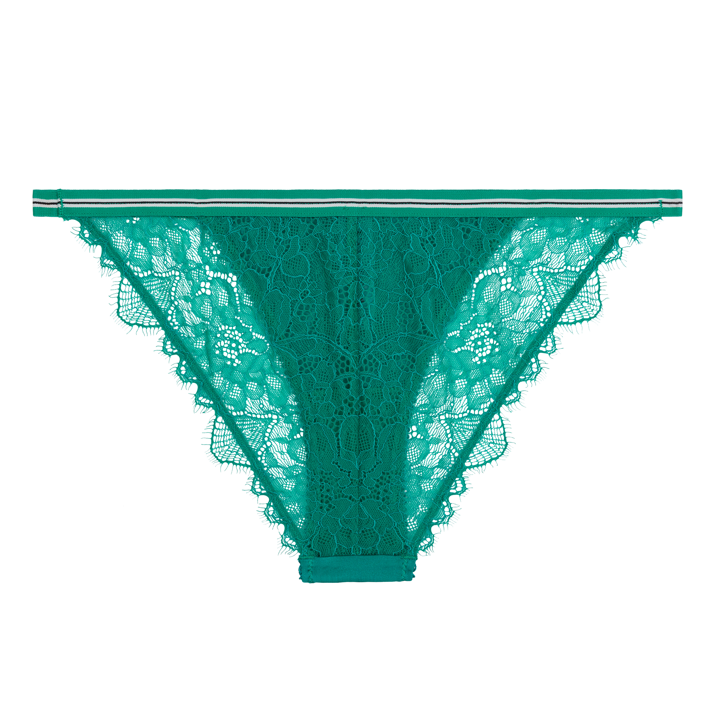 Wild Rose Lace Briefs | Green - Souszy -Love Stories