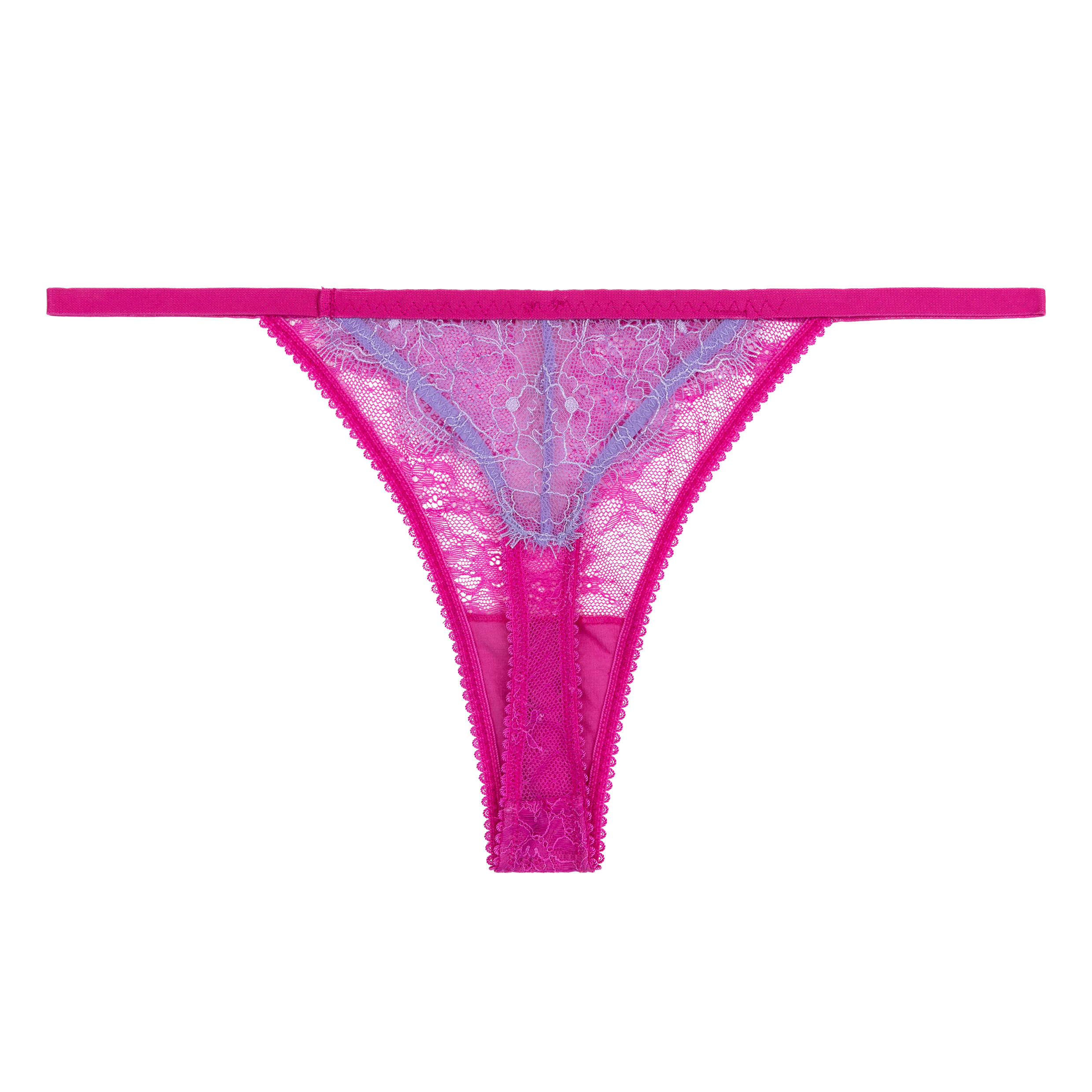 Roomservice Lace Thong | Pink - Souszy -Love Stories
