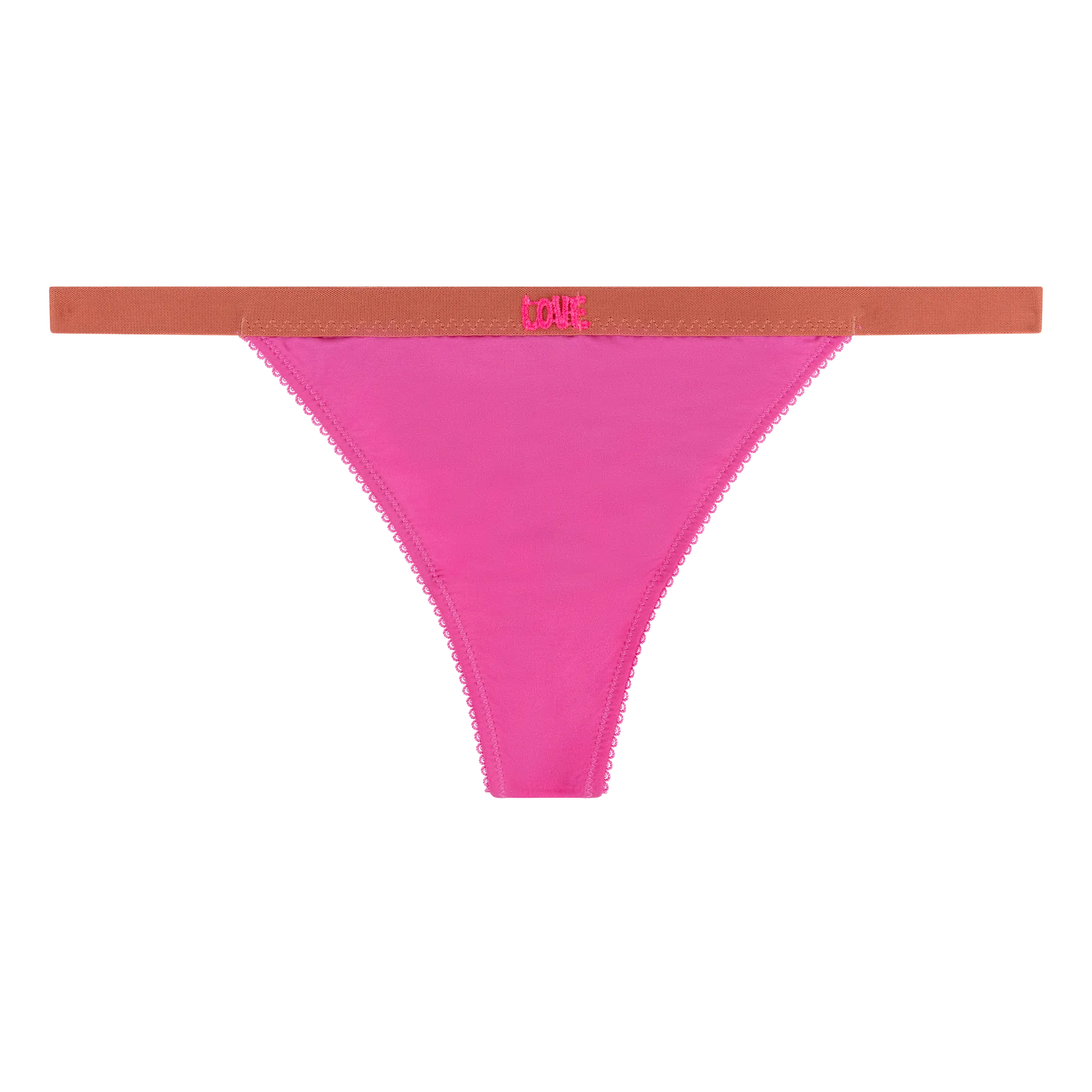 Love Stories Roomservice Elegant String Briefs | Pink