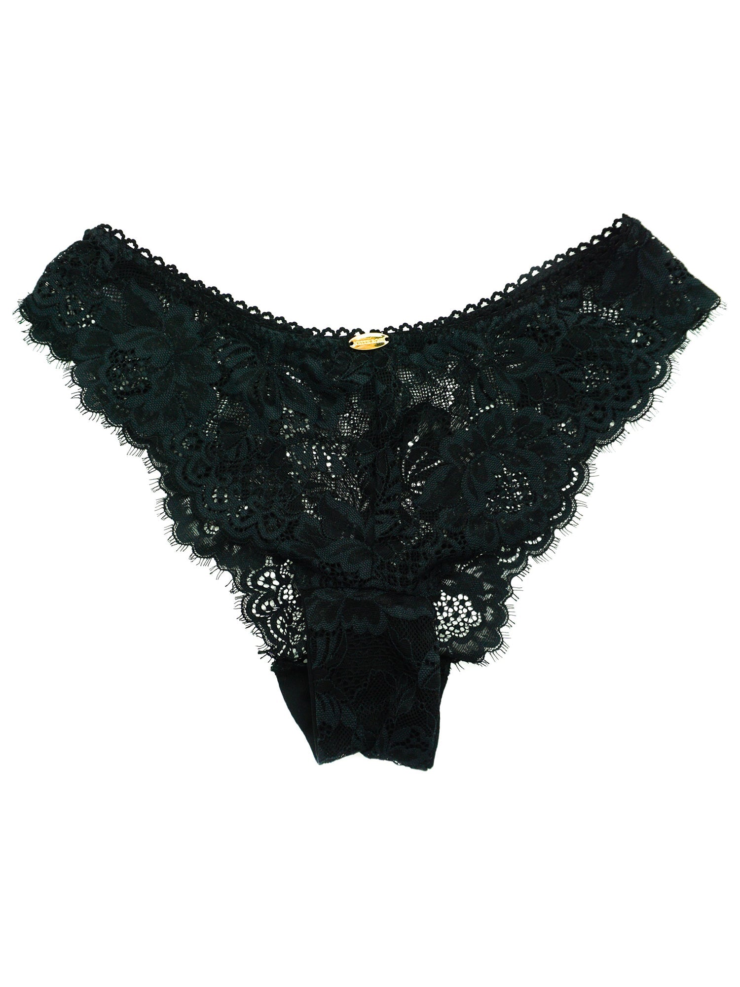 Nette Rose Millie Lace Bikini Knicker | Black