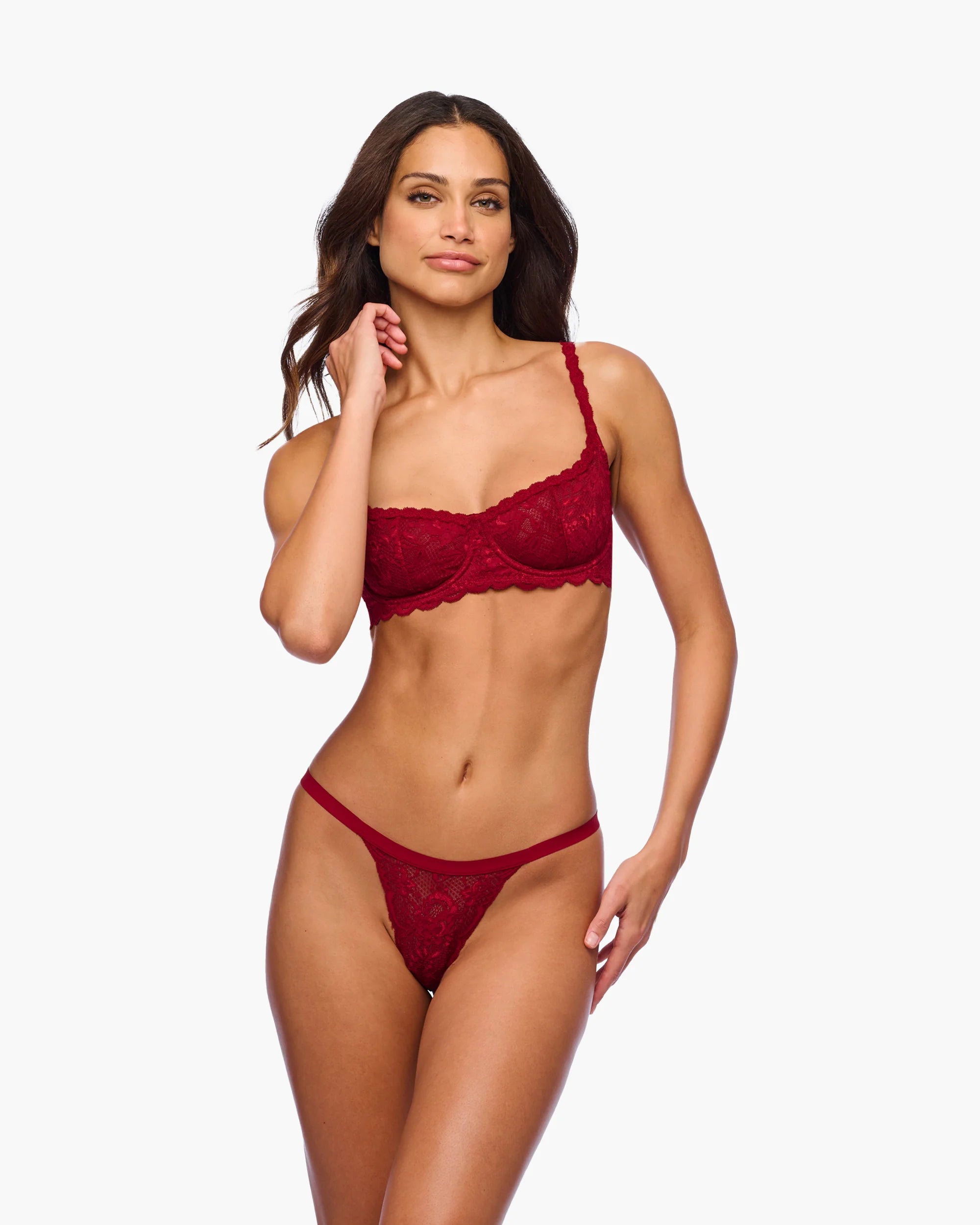 Cosabella Never Say Never Skimpie Low-Rise G-String | Sindoor Red