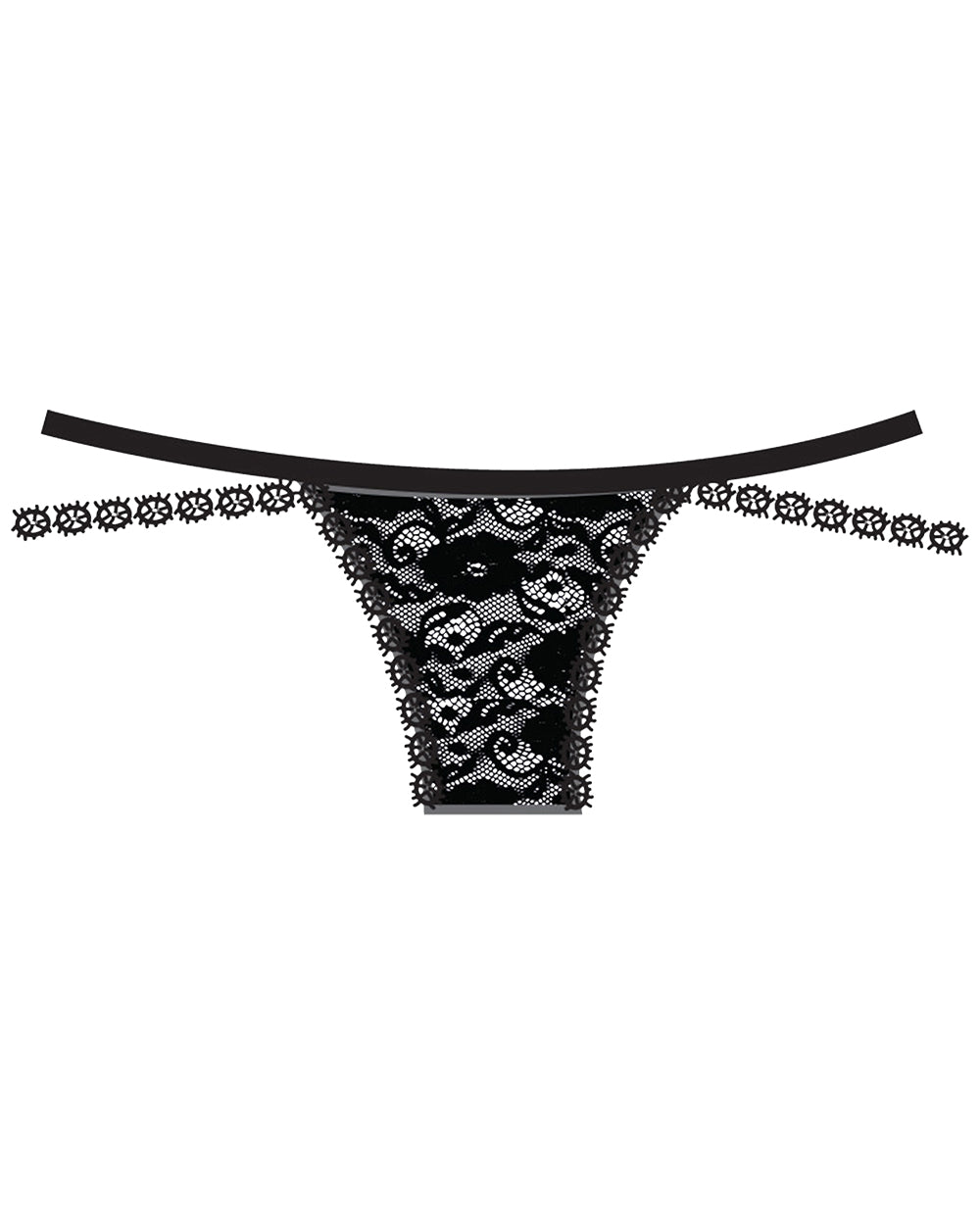Cosabella Never Say Never Strappie Low-Rise G-String | Black