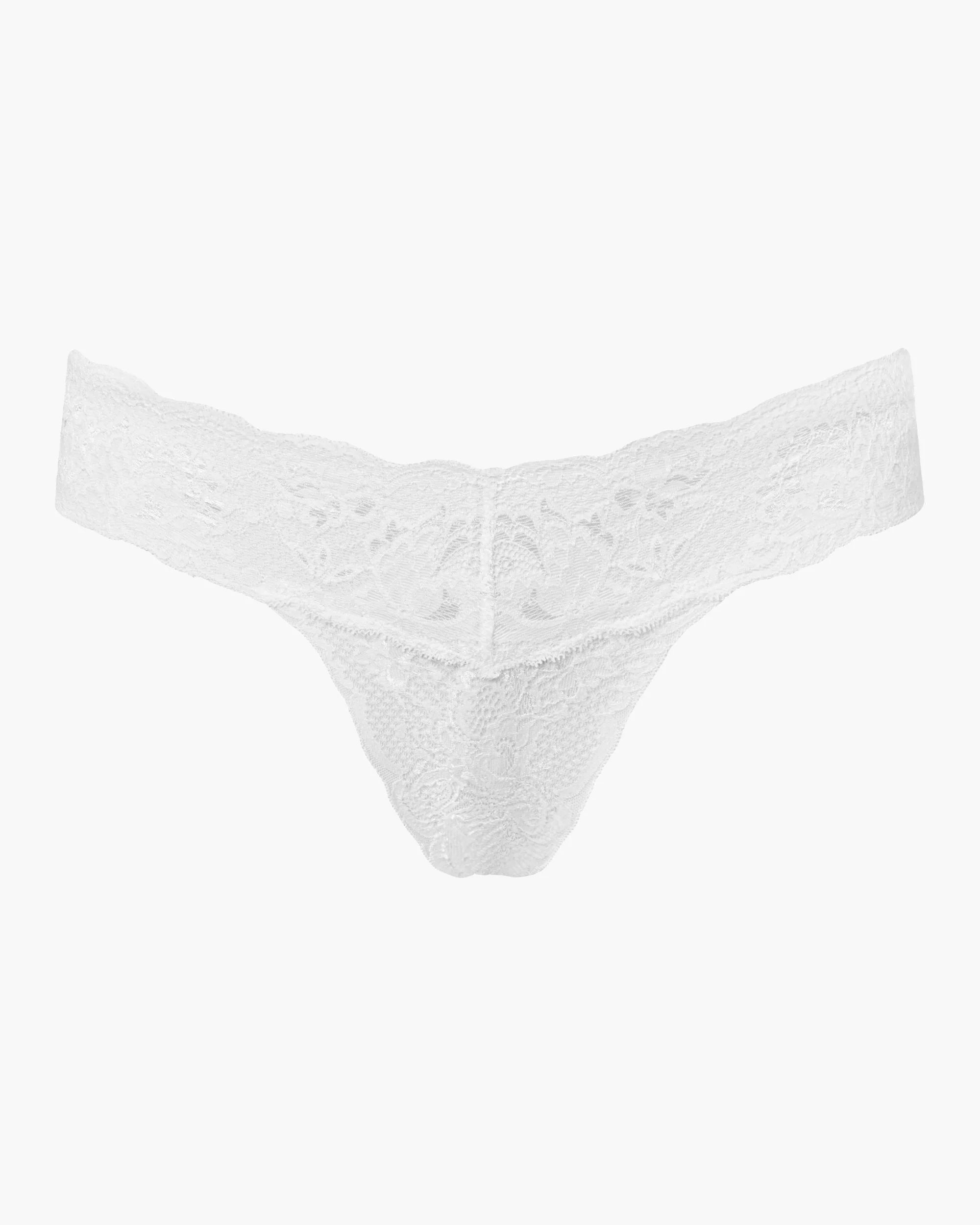 Cosabella Never Say Never Cutie Low Rise Thong | White