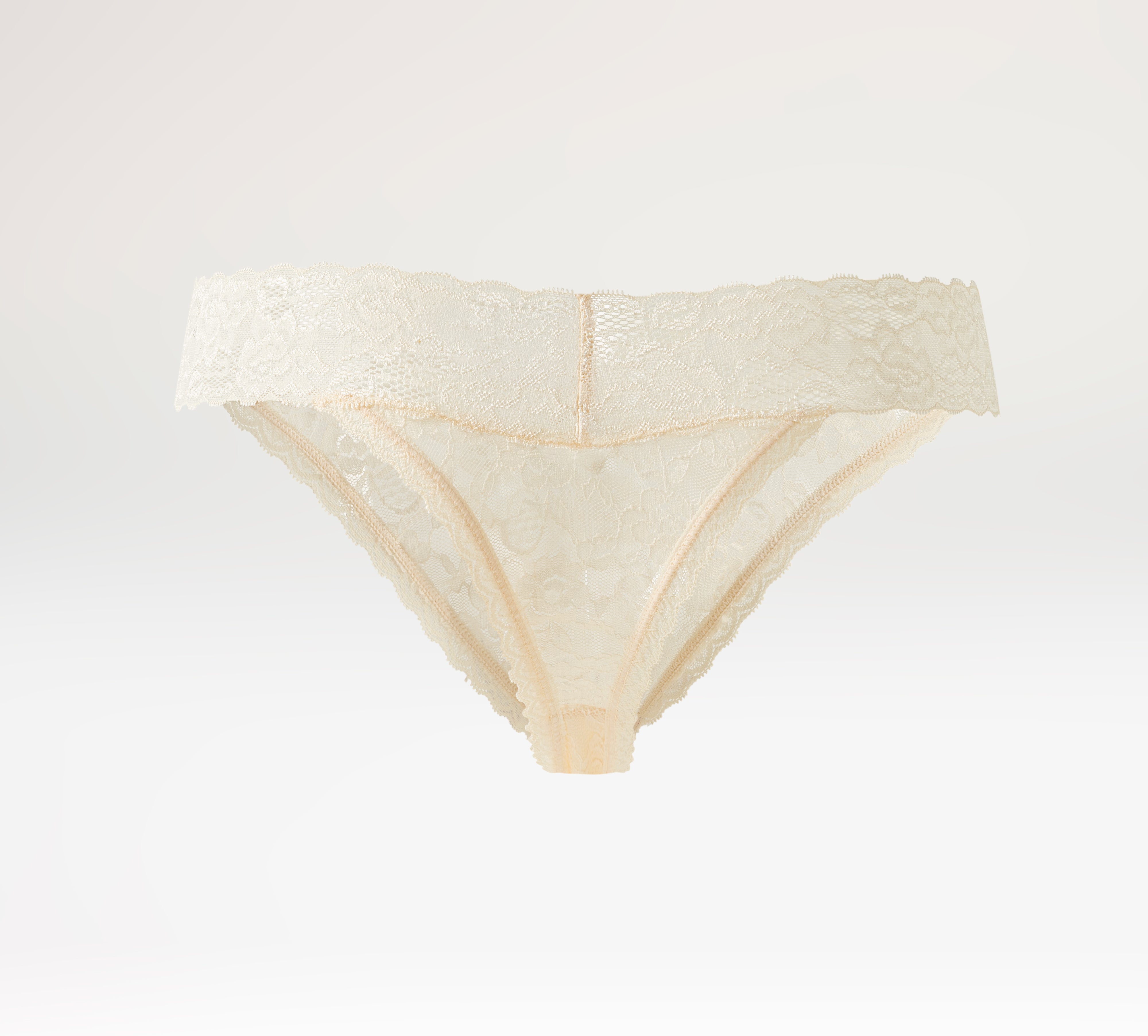 Souszy Everyday Lace Thong | Champagne