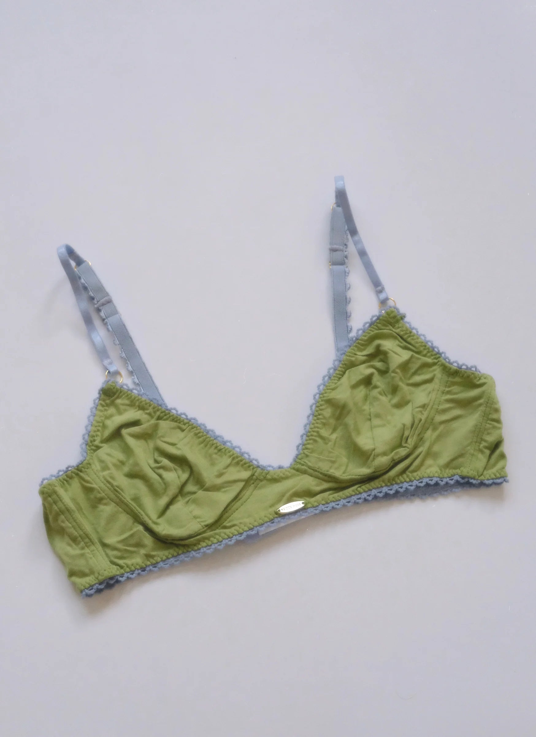 Nette Rose Bamboo Cup Bralette | Olive