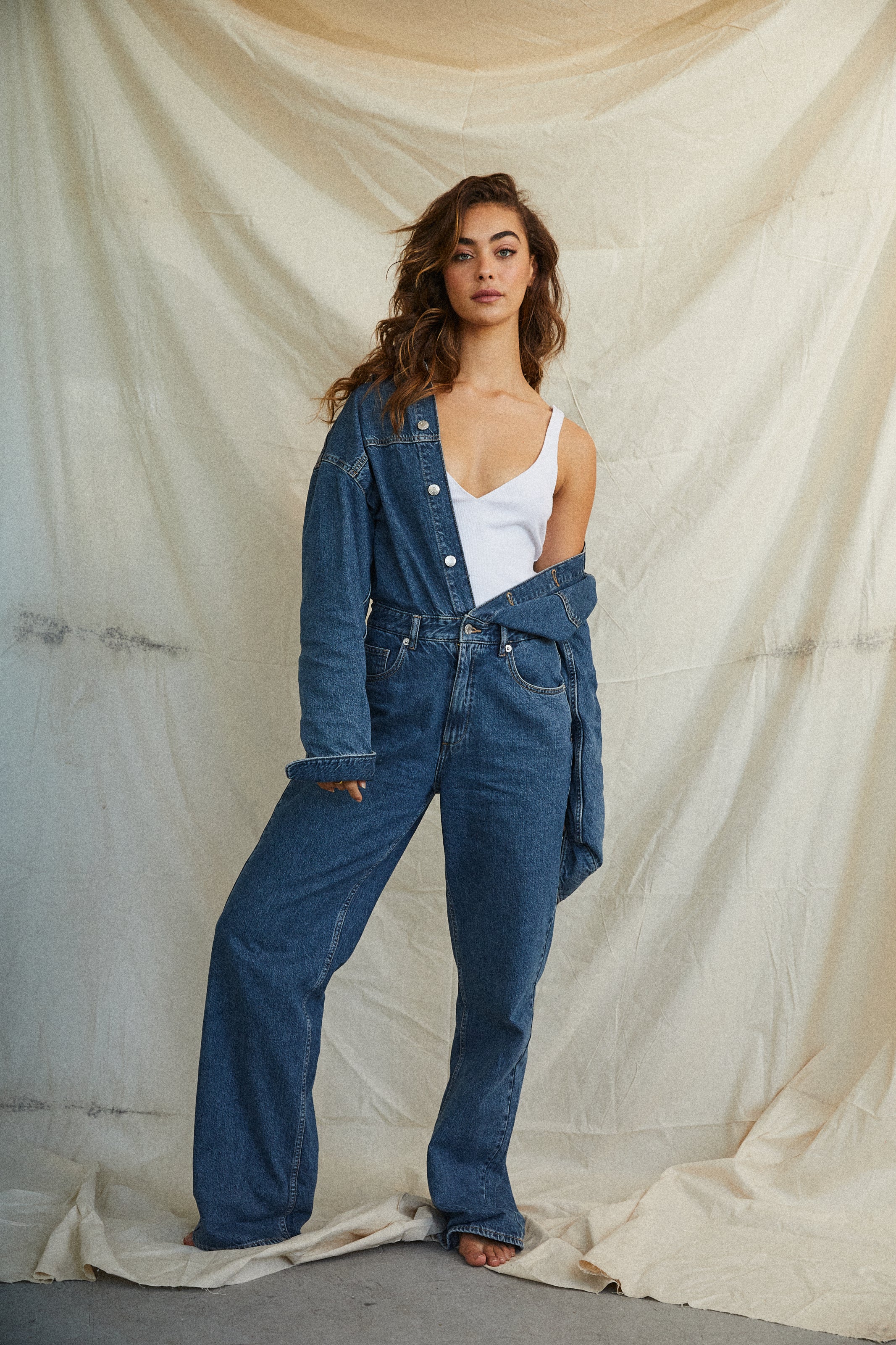 Elle Ribbed Knit Bodysuit | White -Souszy - Saturday The Label - Front