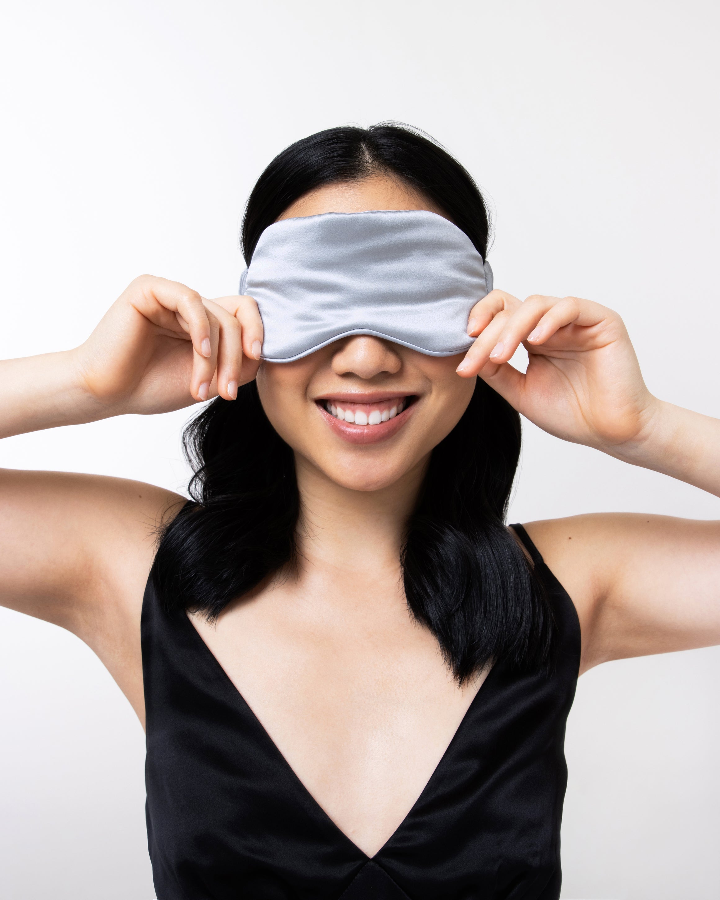 Souszy Silk Sleeping Mask | Silver