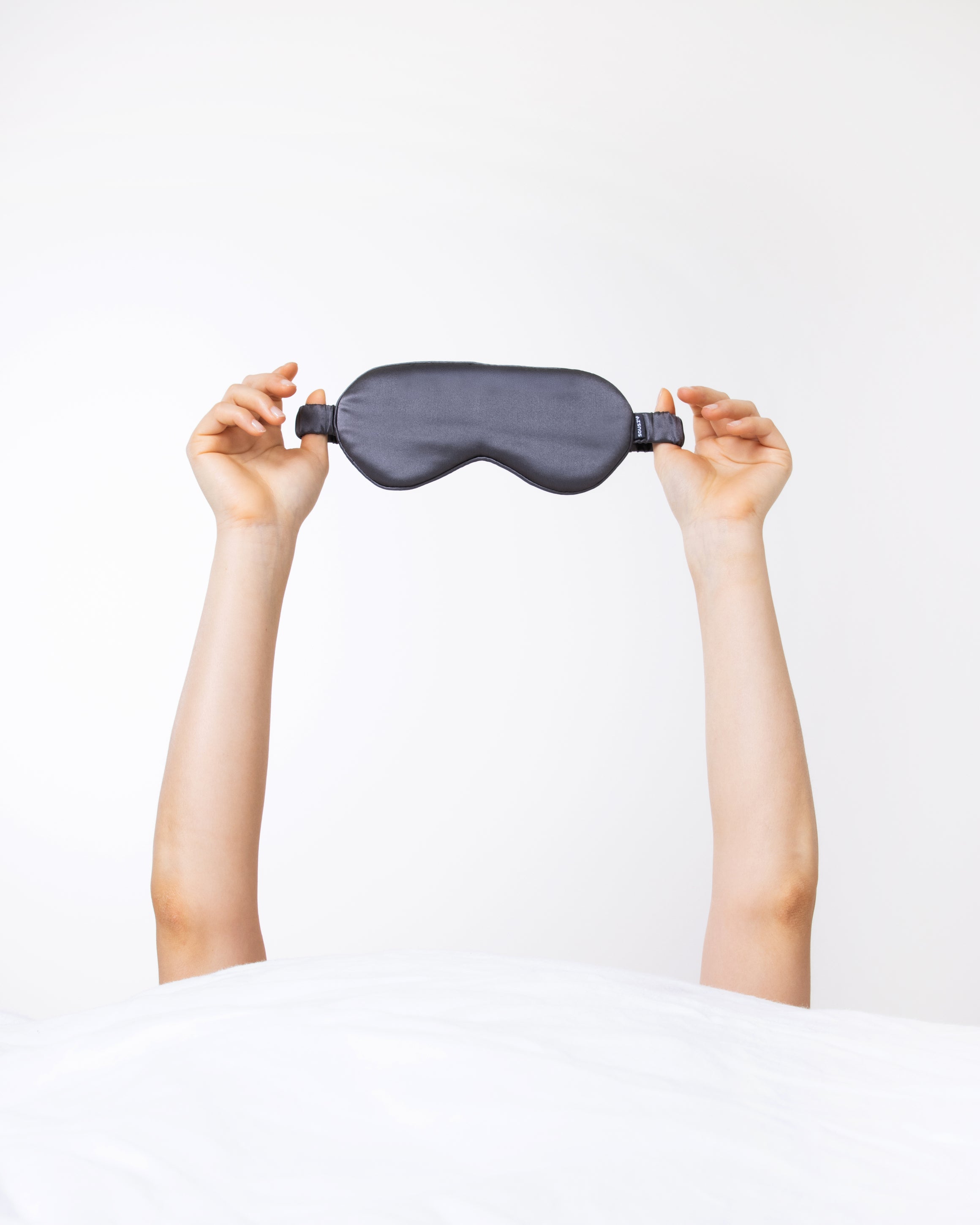 Souszy Mulberry Silk Sleeping Mask | Midnight Grey