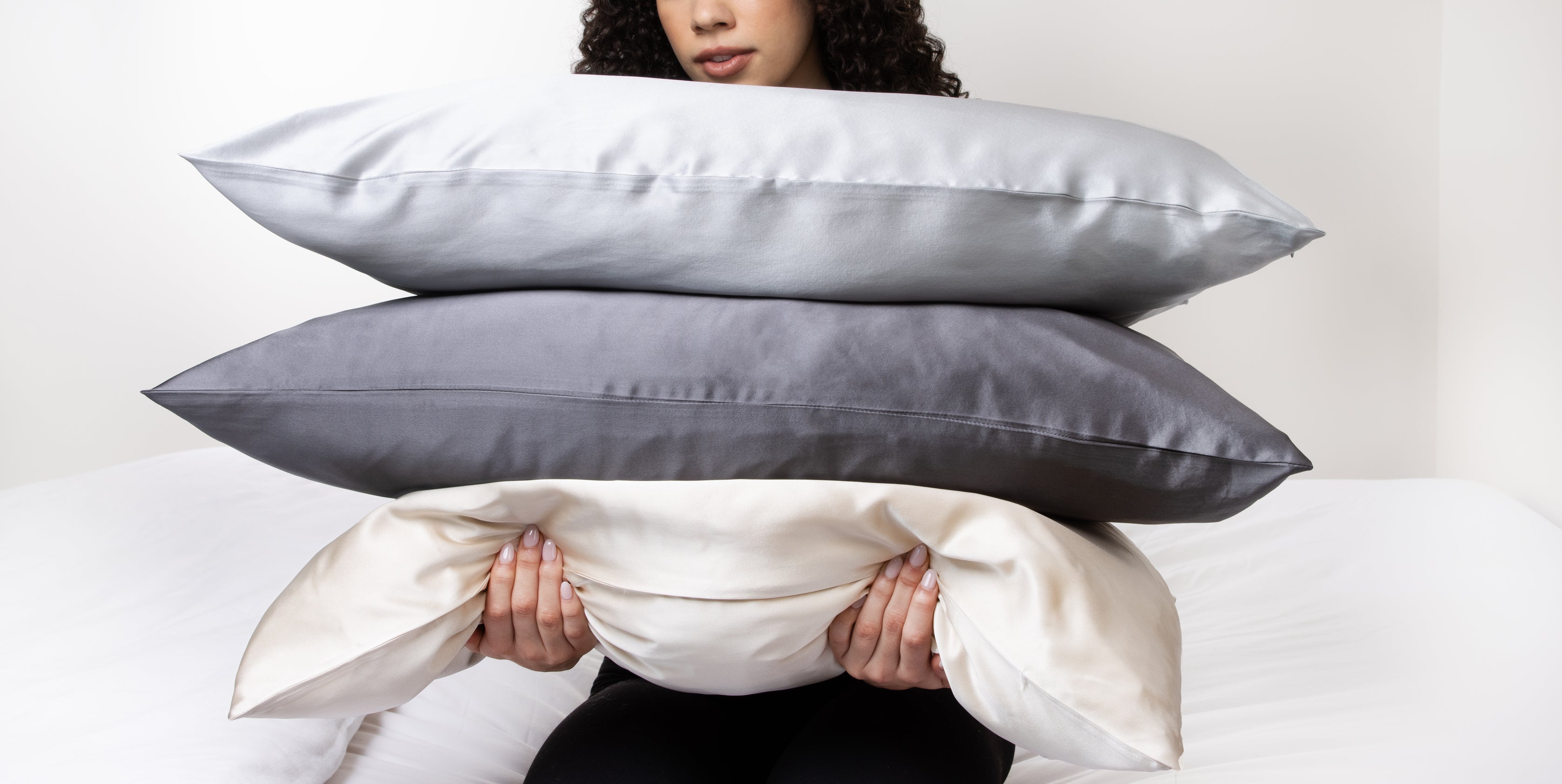 Souszy Silk Pillowcase | Midnight Grey