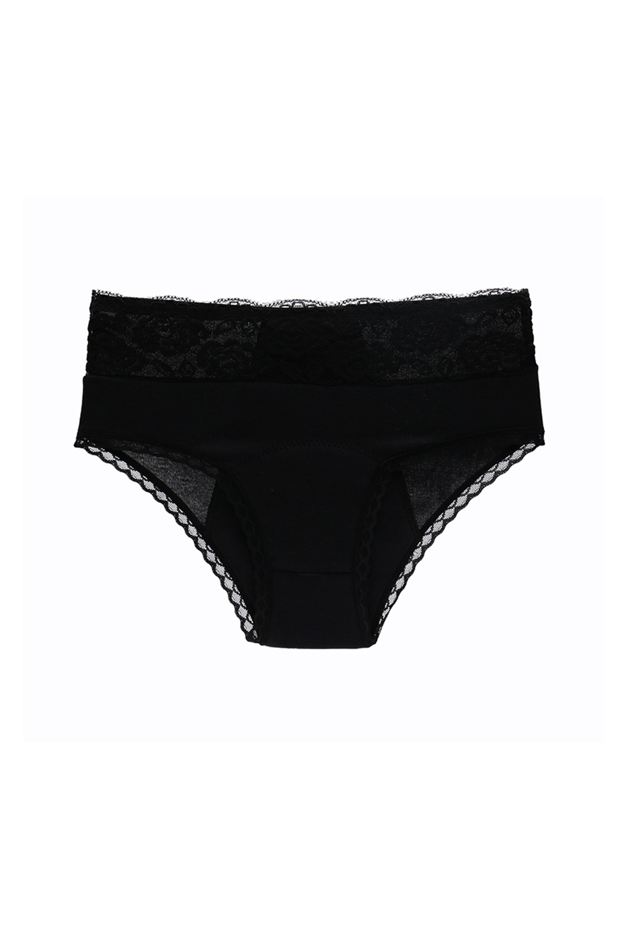 Souszy Lace Period Undies - Black - Souszy