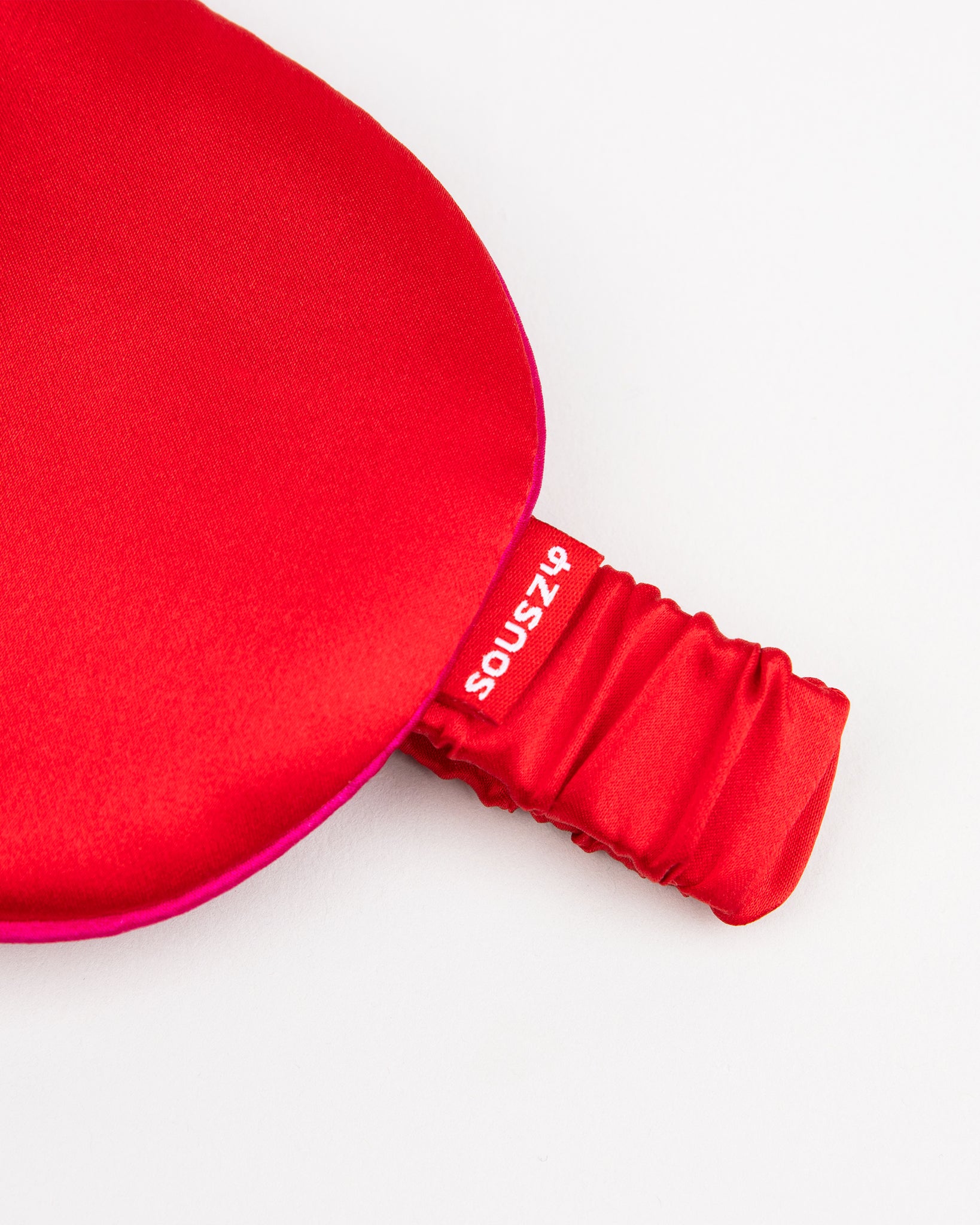Souszy Silk Sleeping Mask | Cheeky Red & Pink