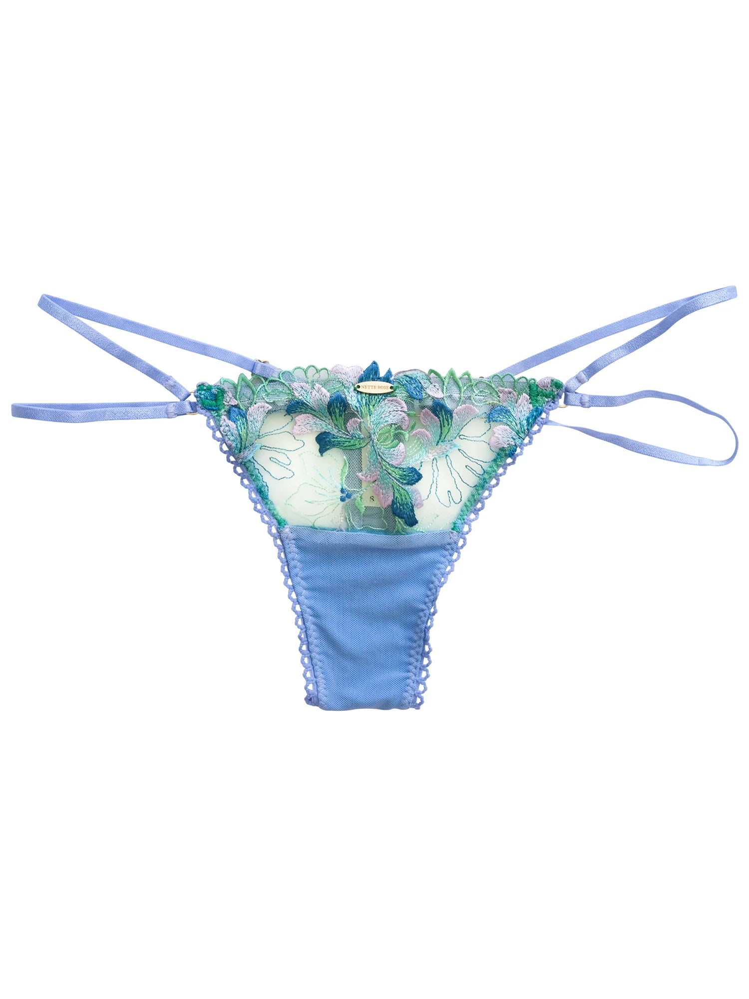 Nette Rose Sydney Lace String | Blue