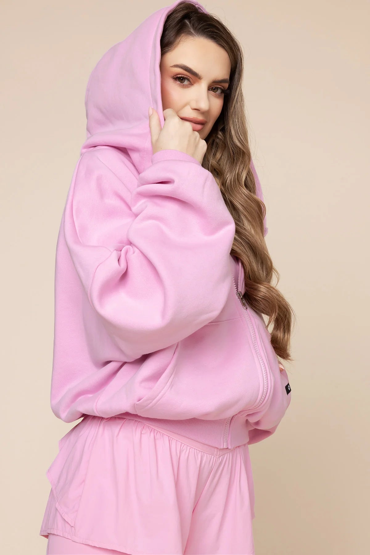 PopFlex Zip Cloud Hoodie | Bubblegum