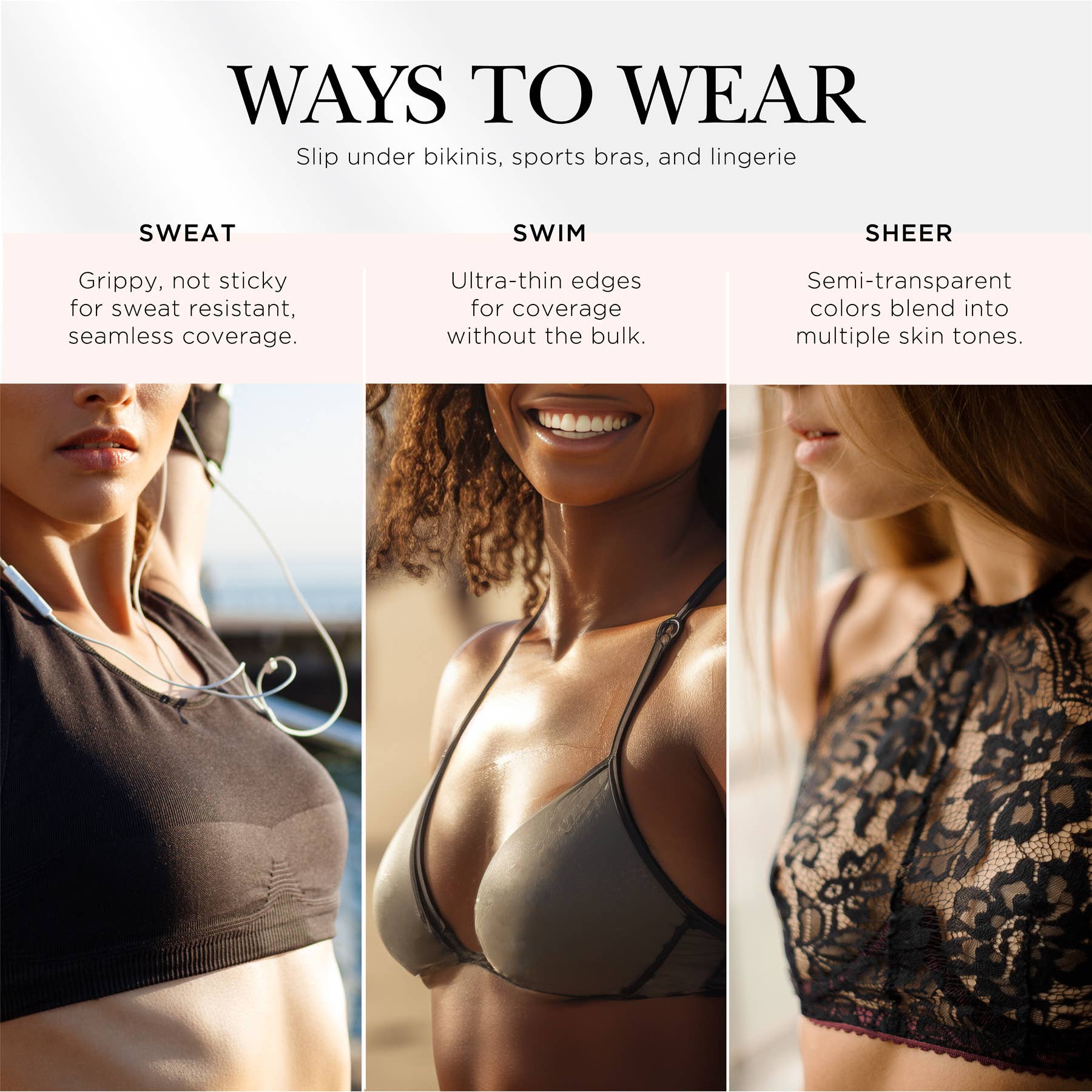 Nippies B-SIX Non-Adhesive Nipple Cover Inserts | Coco