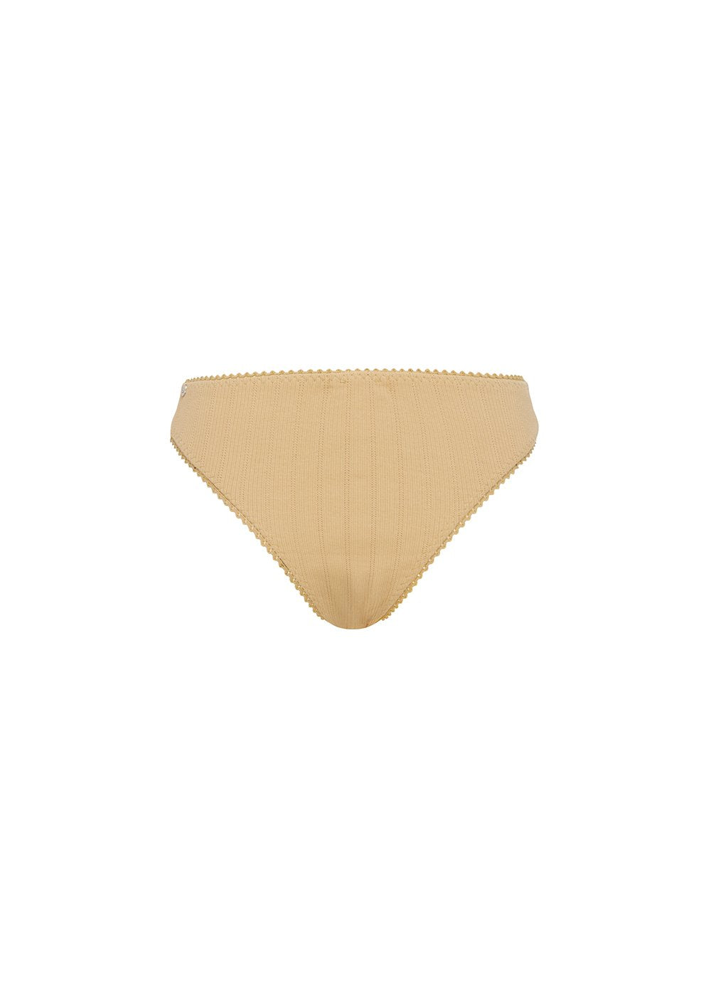 Estelle Certified Organic Cotton Cheeky-cut Brief | Latte - Souszy - Miyako - Back