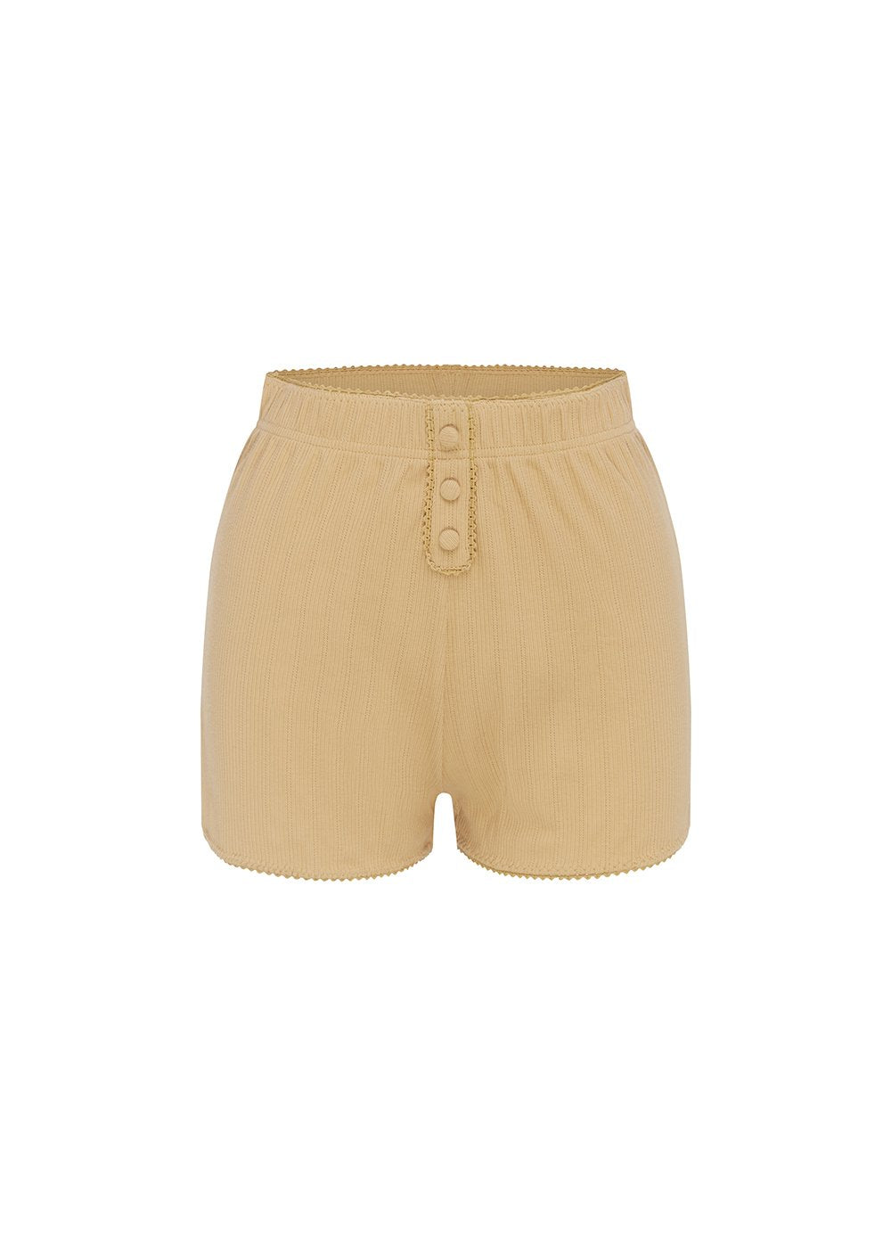 Darcy Certified Organic Cotton Short | Latte - Souszy - Miyako