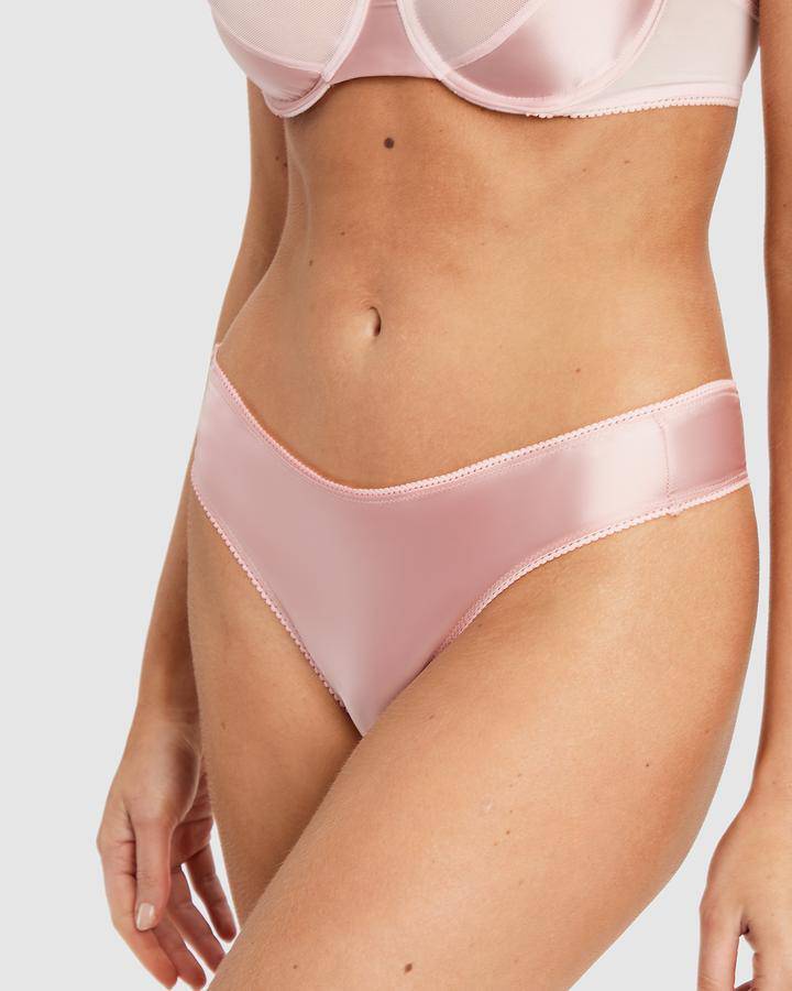 Dahlia G-String | Pink - Souszy - Saturday The Label
