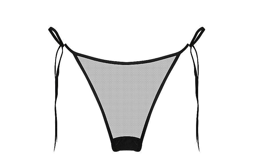 Crescent Tie-Side Briefs | Black - Souszy - Saturday The Label