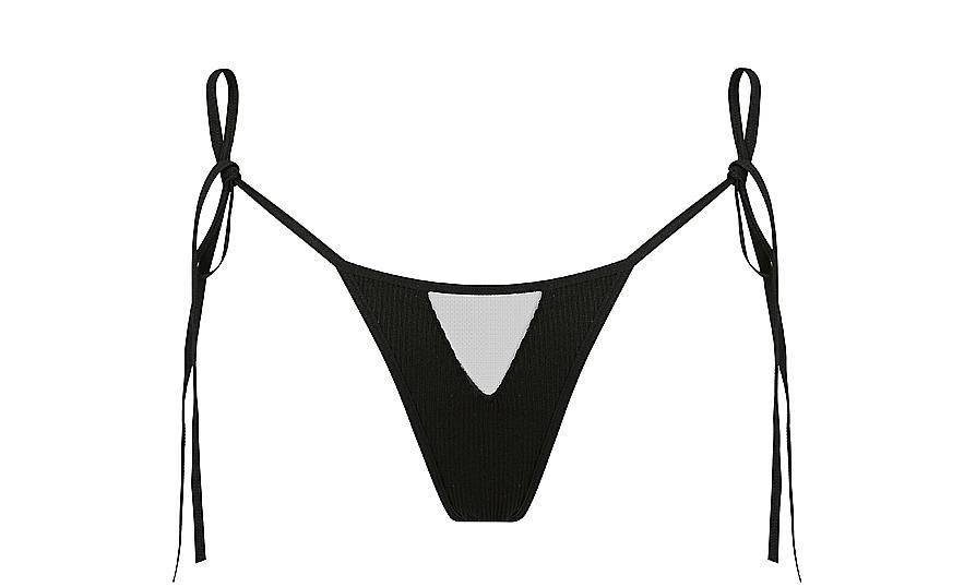 Crescent Tie-Side Briefs | Black - Souszy - Saturday The Label