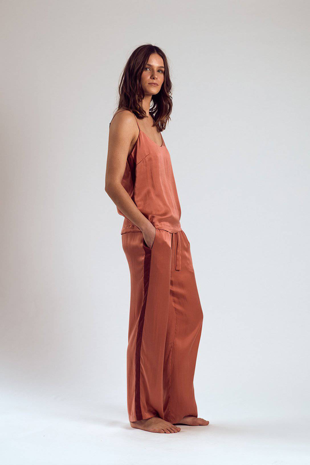Silk Set | Rose - Souszy - The Silk Robe
