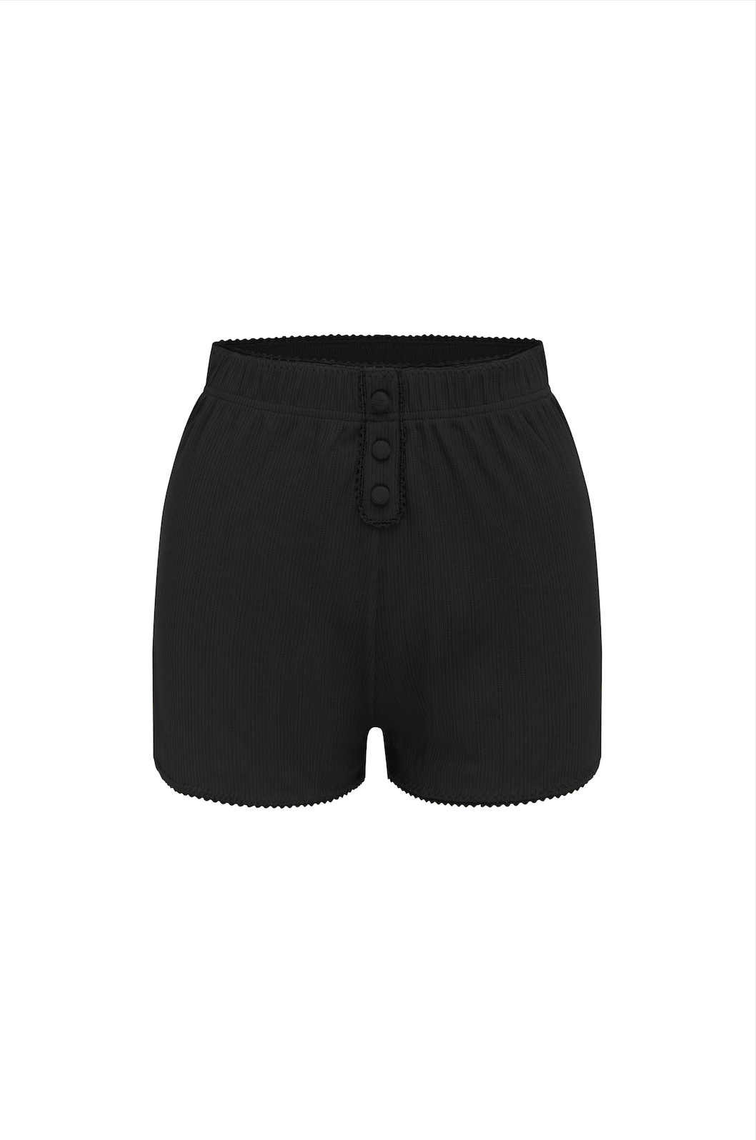 Miyako Darcy Certified Organic Cotton Shorts | Black