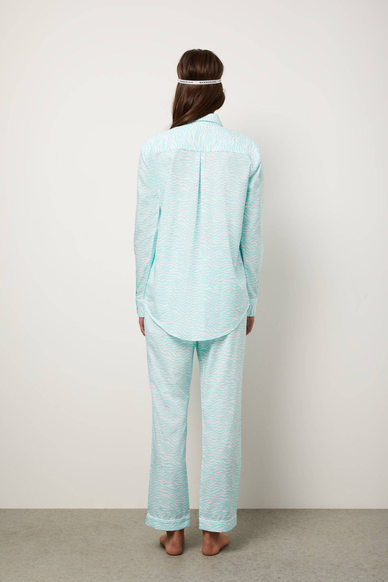 The Lucia Pyjama Set Long - Souszy - Wanderluxe