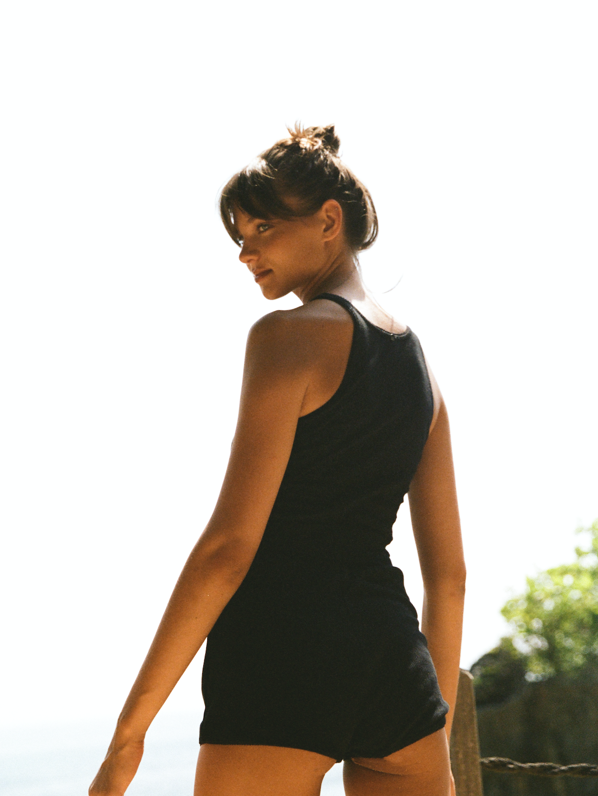 Darcy Certified Organic Cotton Short | Noir - Souszy - Miyako