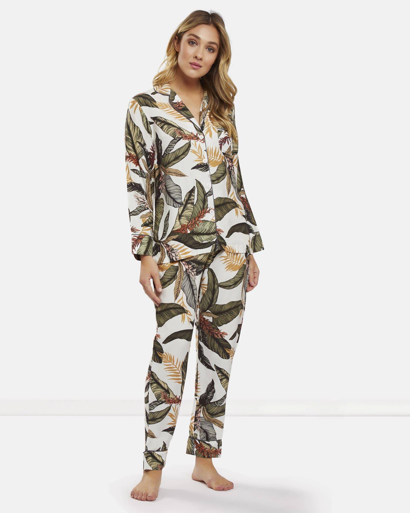 Palm Pyjama Set - Souszy - Dream With Me